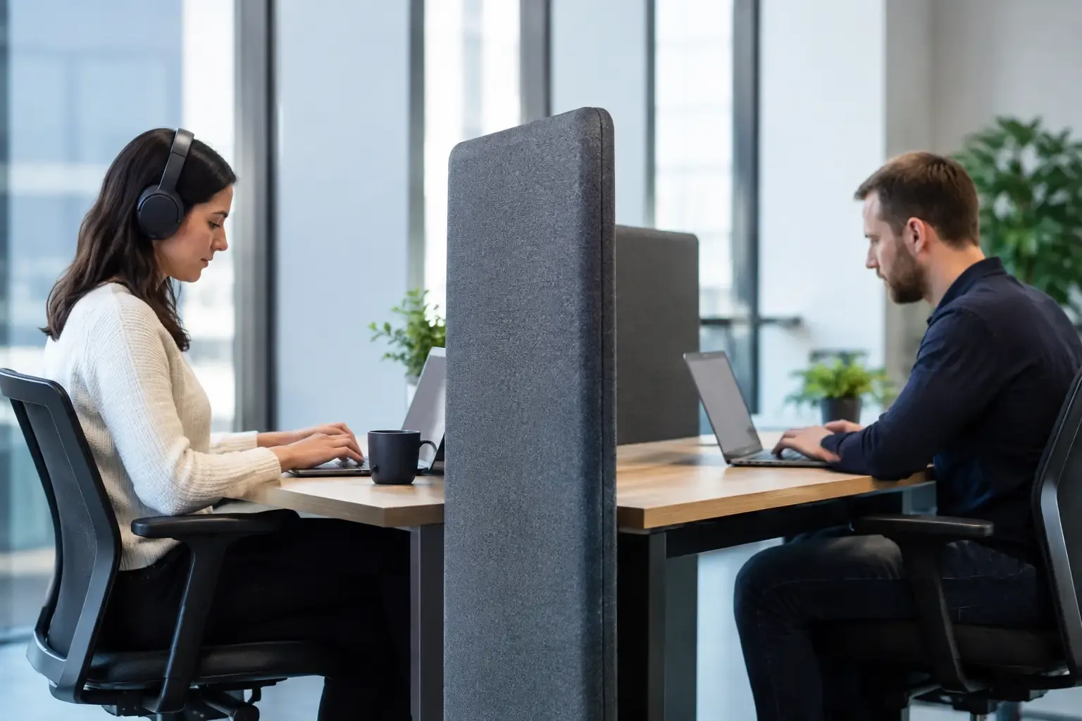 Do Acoustic Screens Block Noise in Offices?
