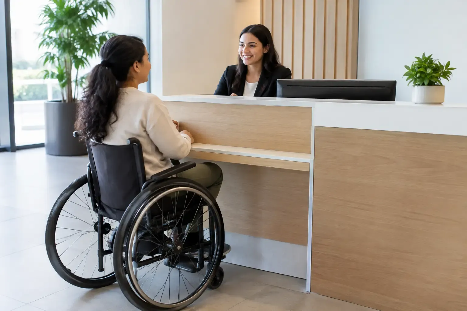 How to Design Accessible Reception Counters