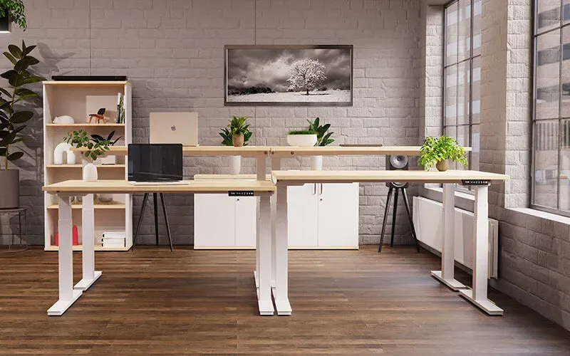 Height adjustable desking