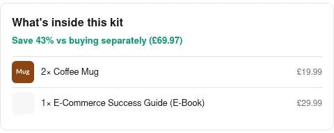Product Bundles & Kits