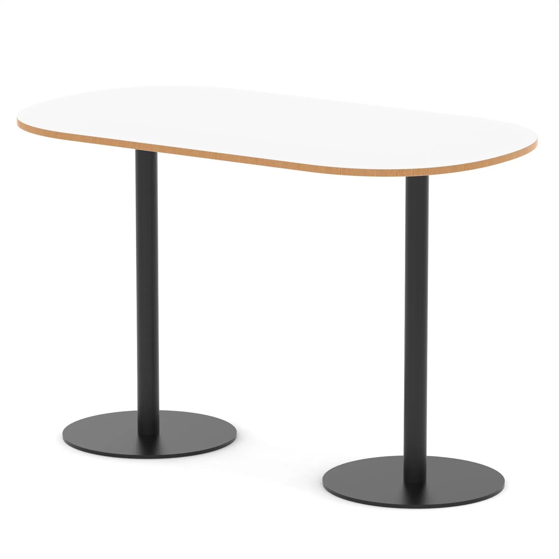 Italia Boardroom Table Black Leg