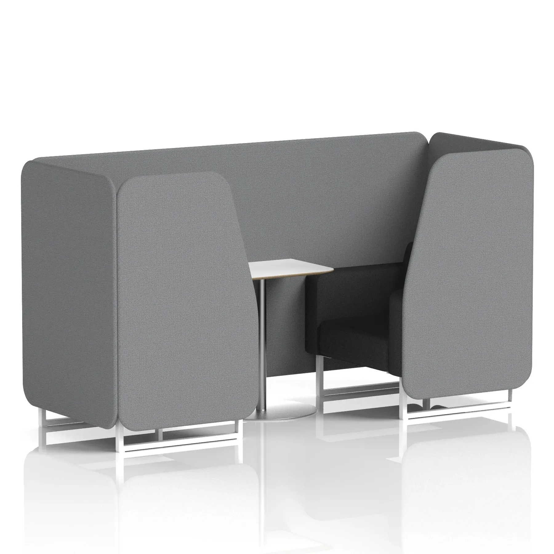 Brixworth Booth With White Table In Two Tone