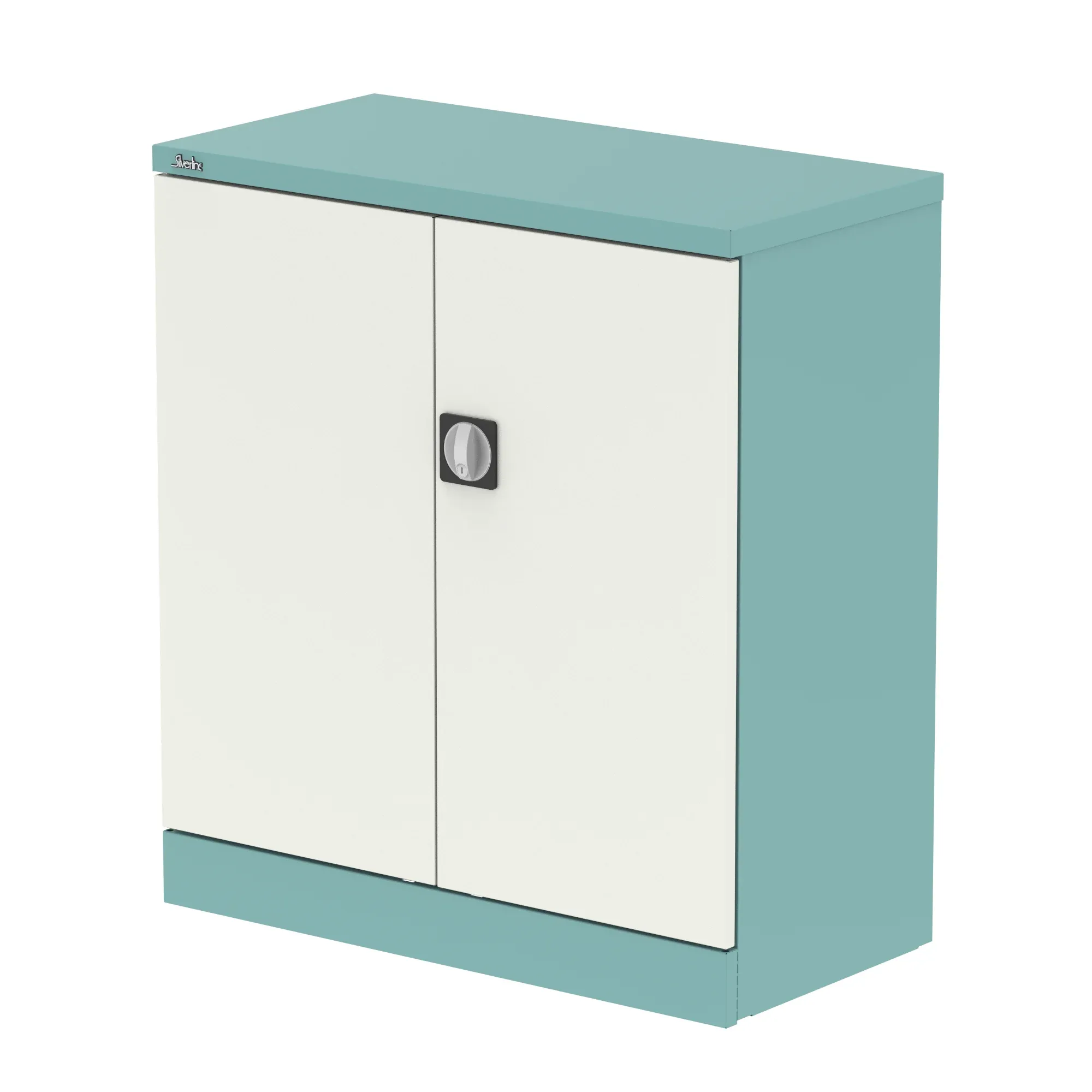 Qube Stationery 2-Door Cupboard With Shelves