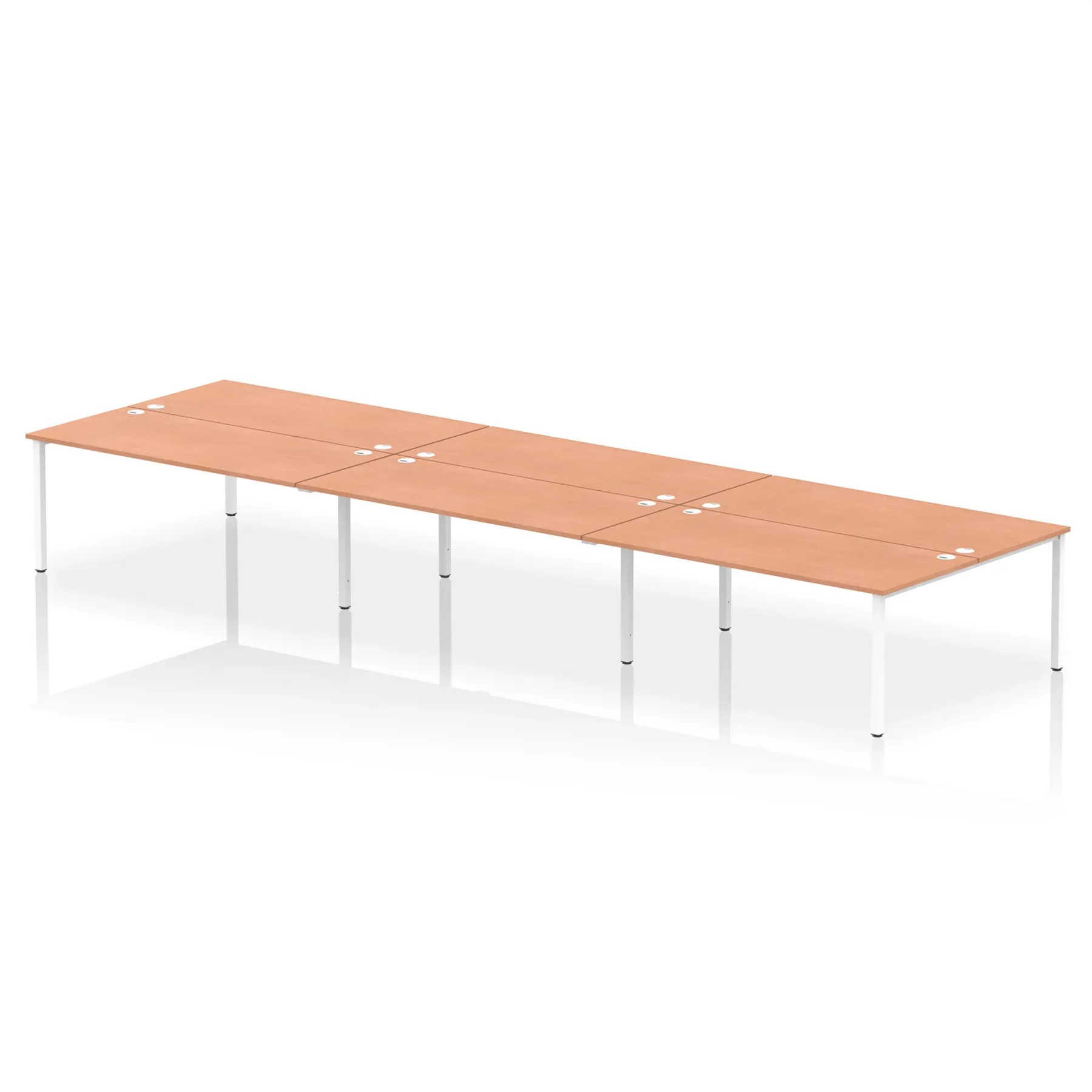 Impulse B2B Bench Desk - 6 Person