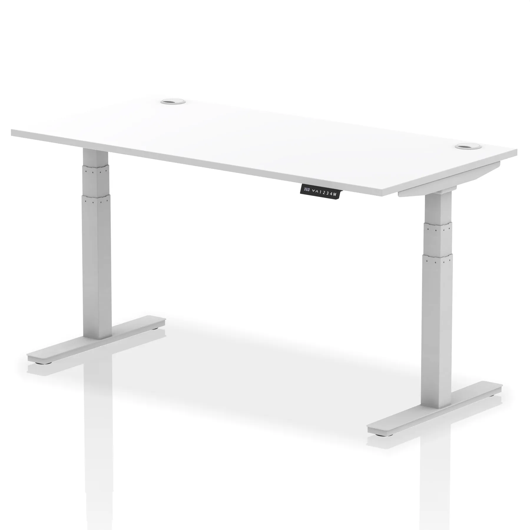 EE - Air Height Adjustable Desk With Cable Ports