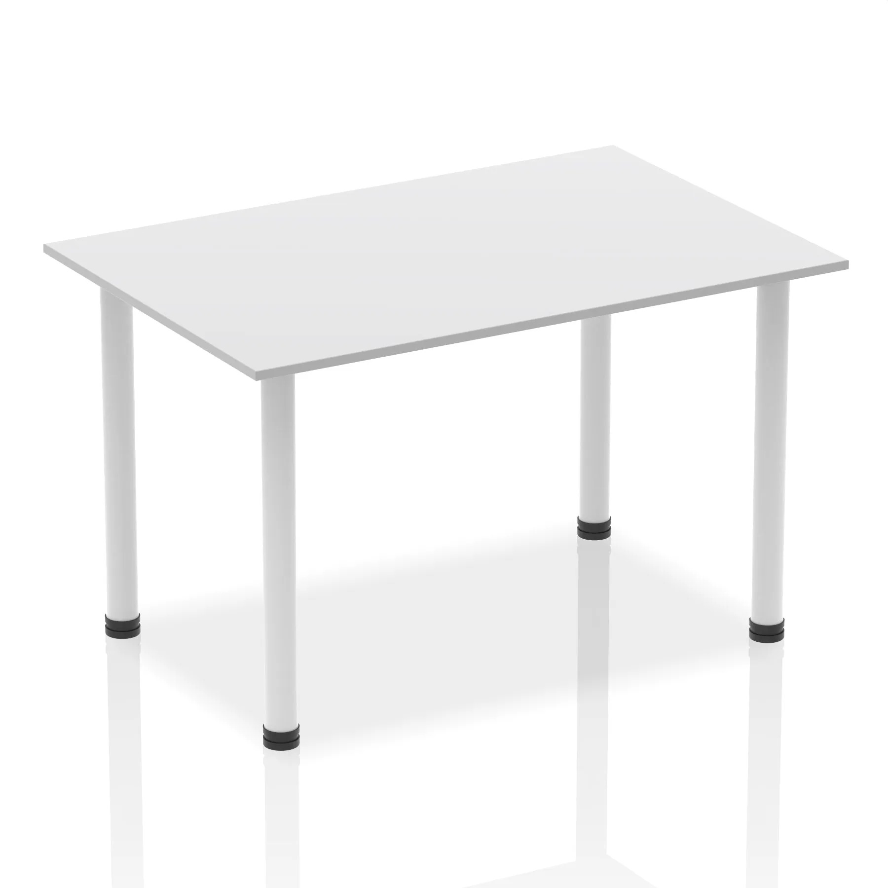 Impulse 1400mm Straight Table With Post Leg
