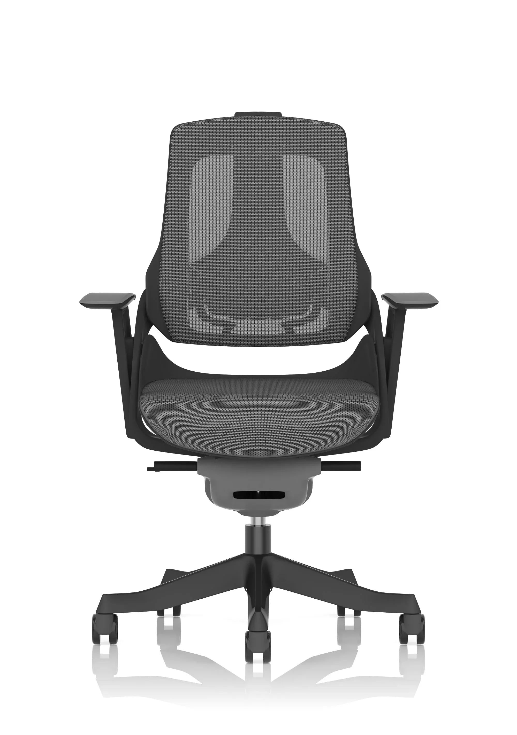 Zure High Back Black Shell Executive Office Chair with Arms
