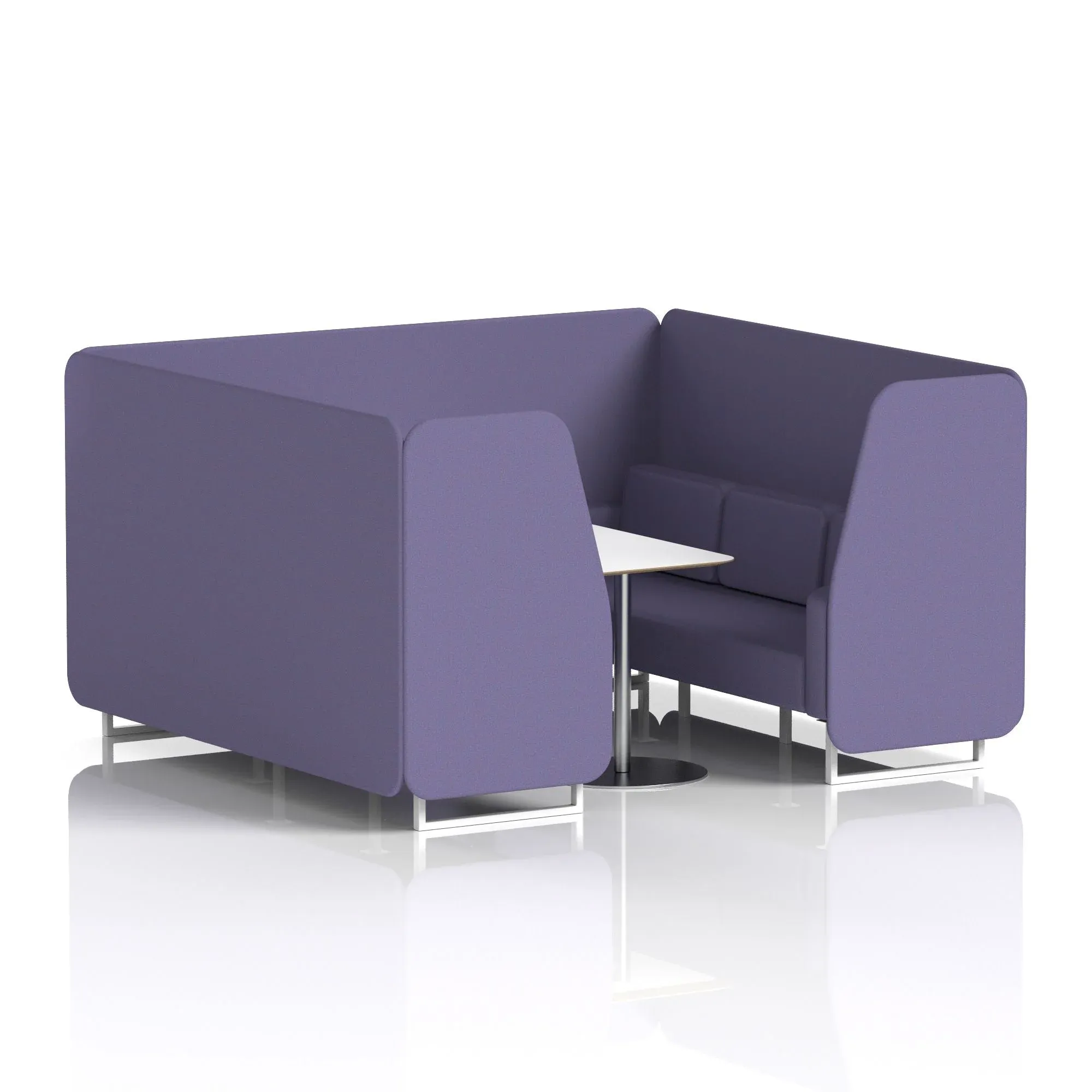 Brixworth Booth With White Table In Single Tone