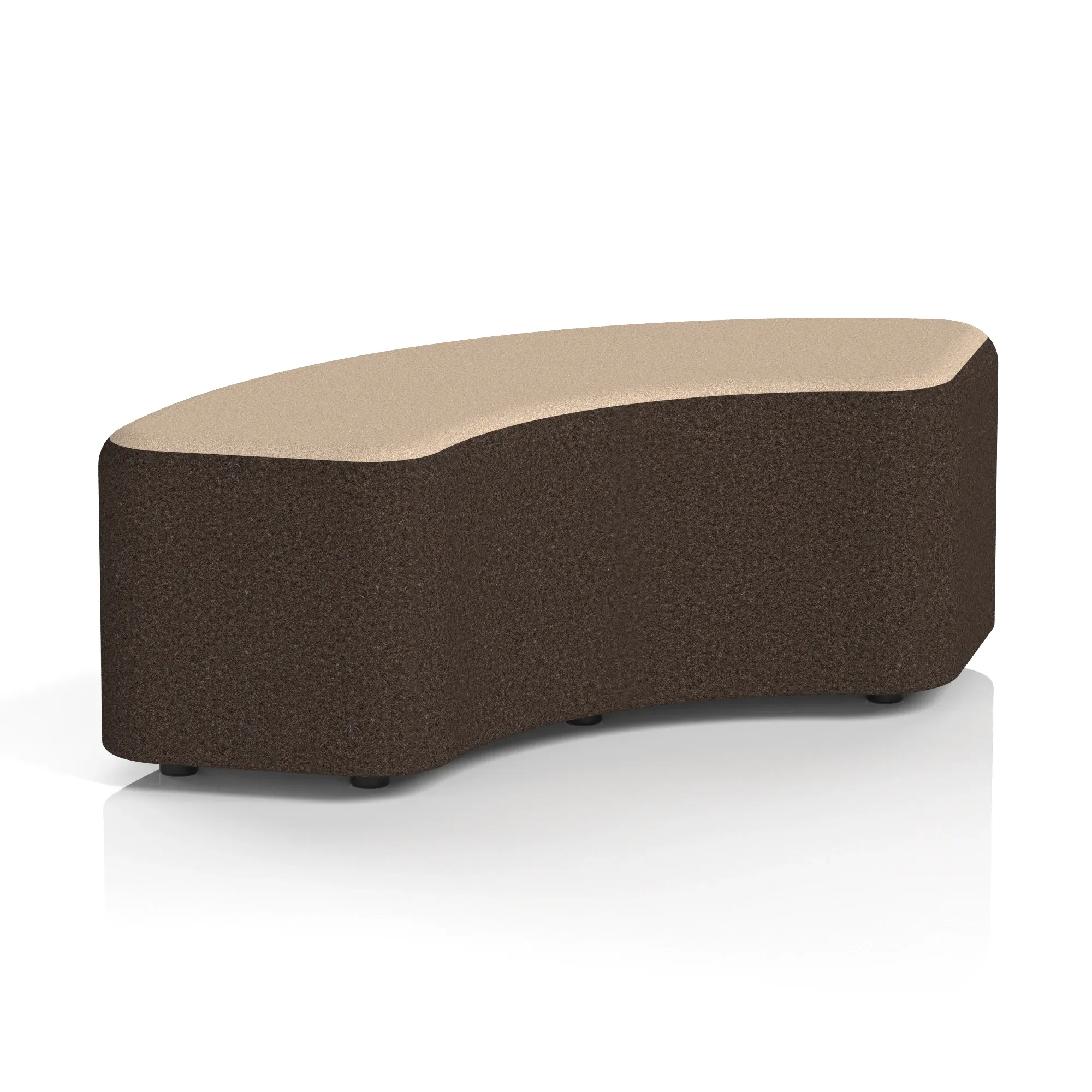 Harlestone Curved Stool in Two Tone