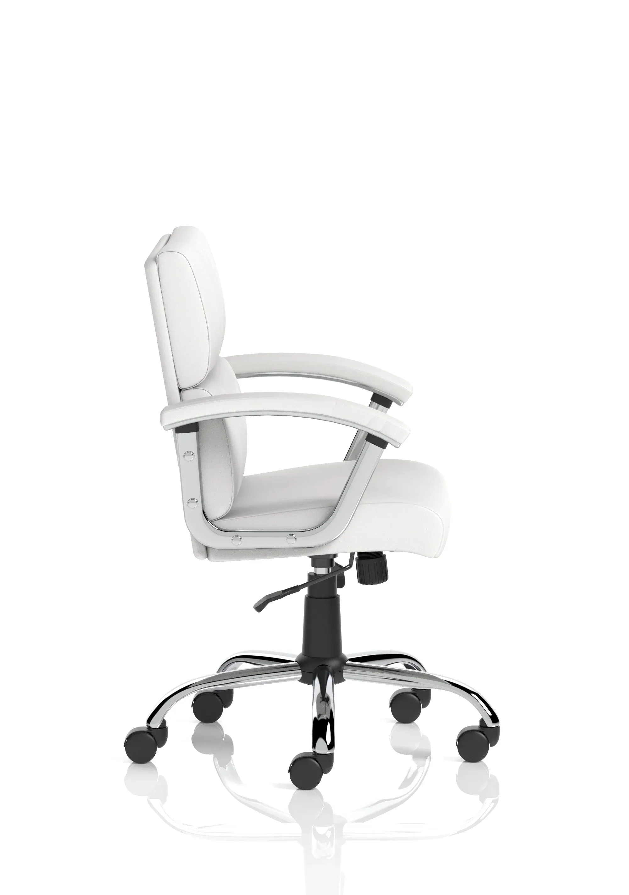 Desire Medium Back Leather Executive Office Chair with Arms