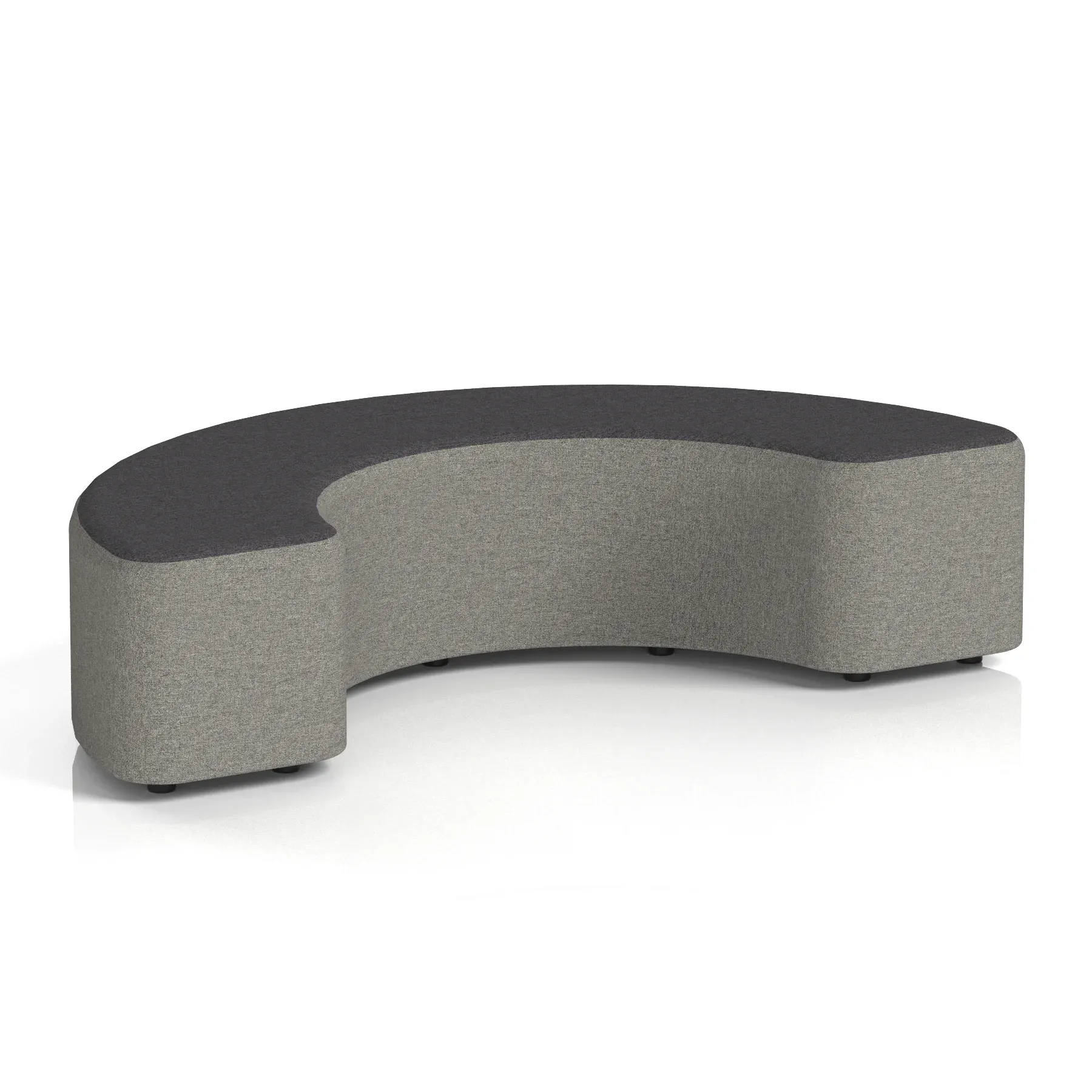 Harlestone Curved Stool in Two Tone