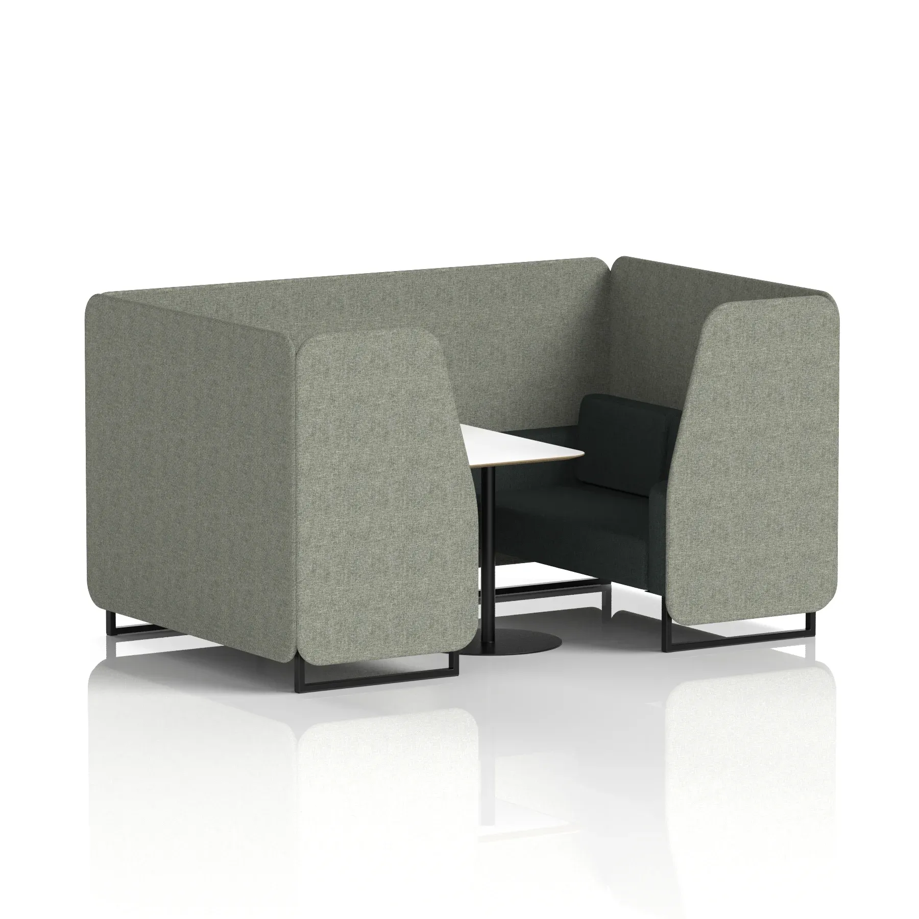 Brixworth Booth With White Table In Two Tone