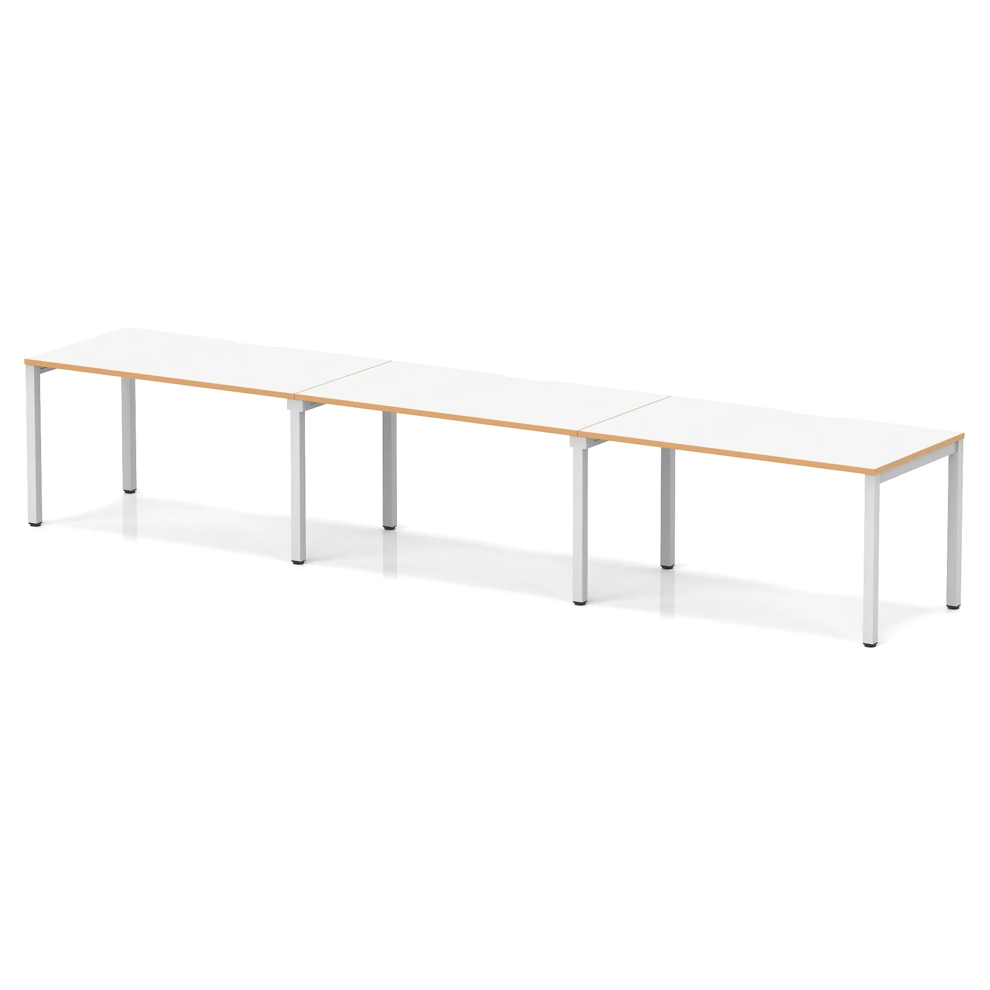 Evolve Plus Single Row Bench Desk - 3 Person