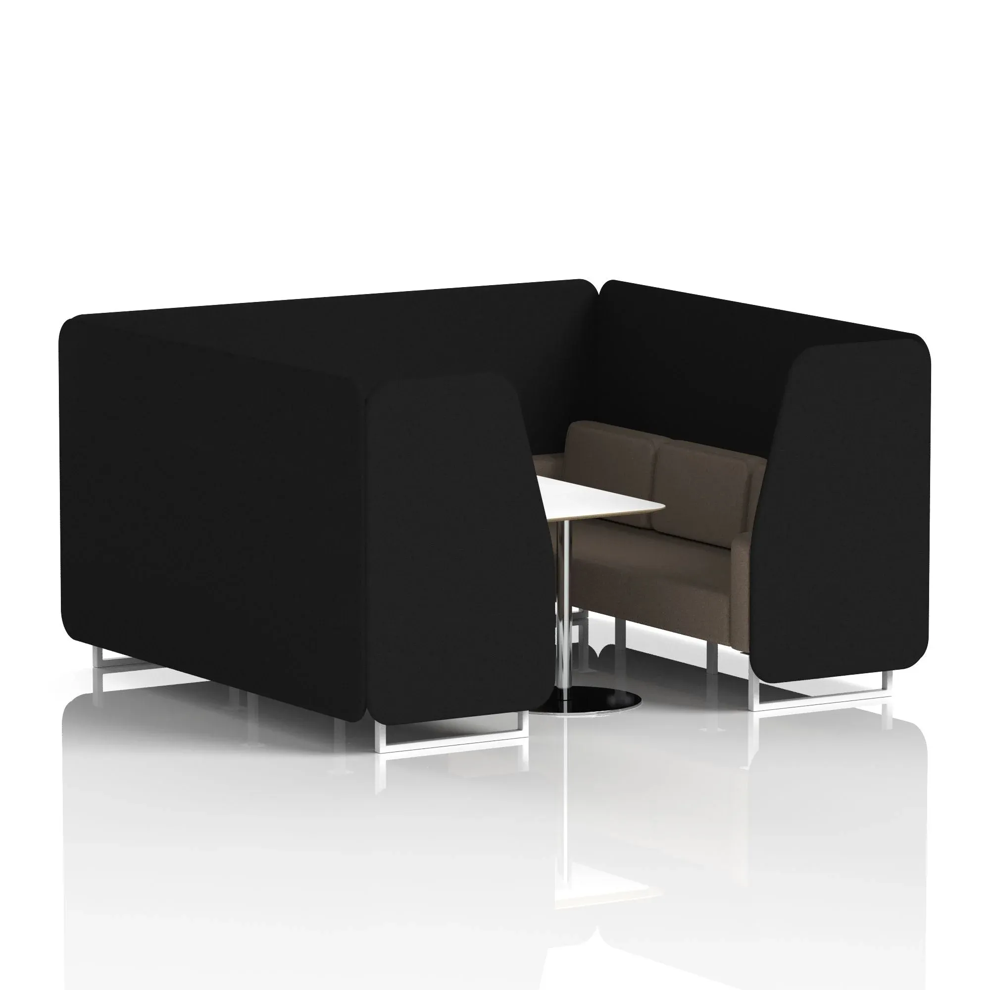 Brixworth Booth With White Table In Two Tone