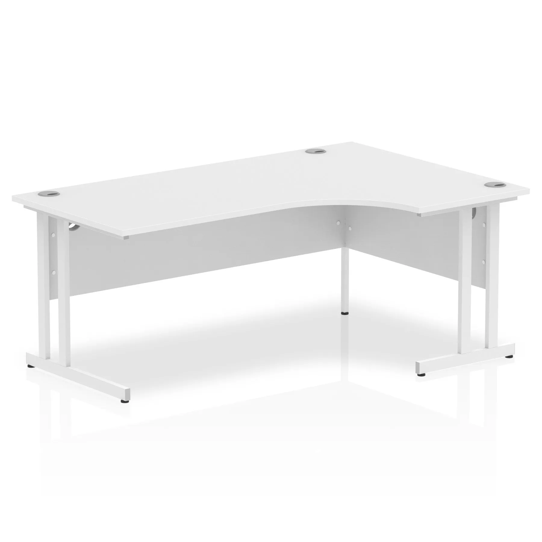 OE - Impulse 1800mm Right Crescent Desk Cantilever Leg