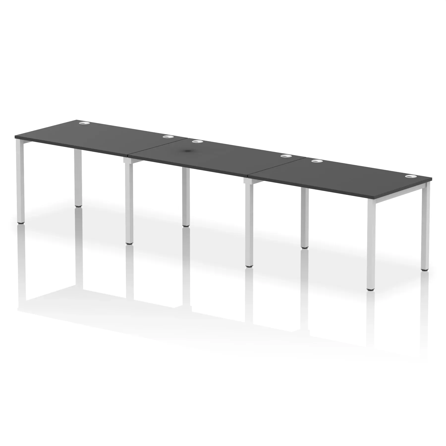 Impulse Single Row Bench Desk - 3 Person