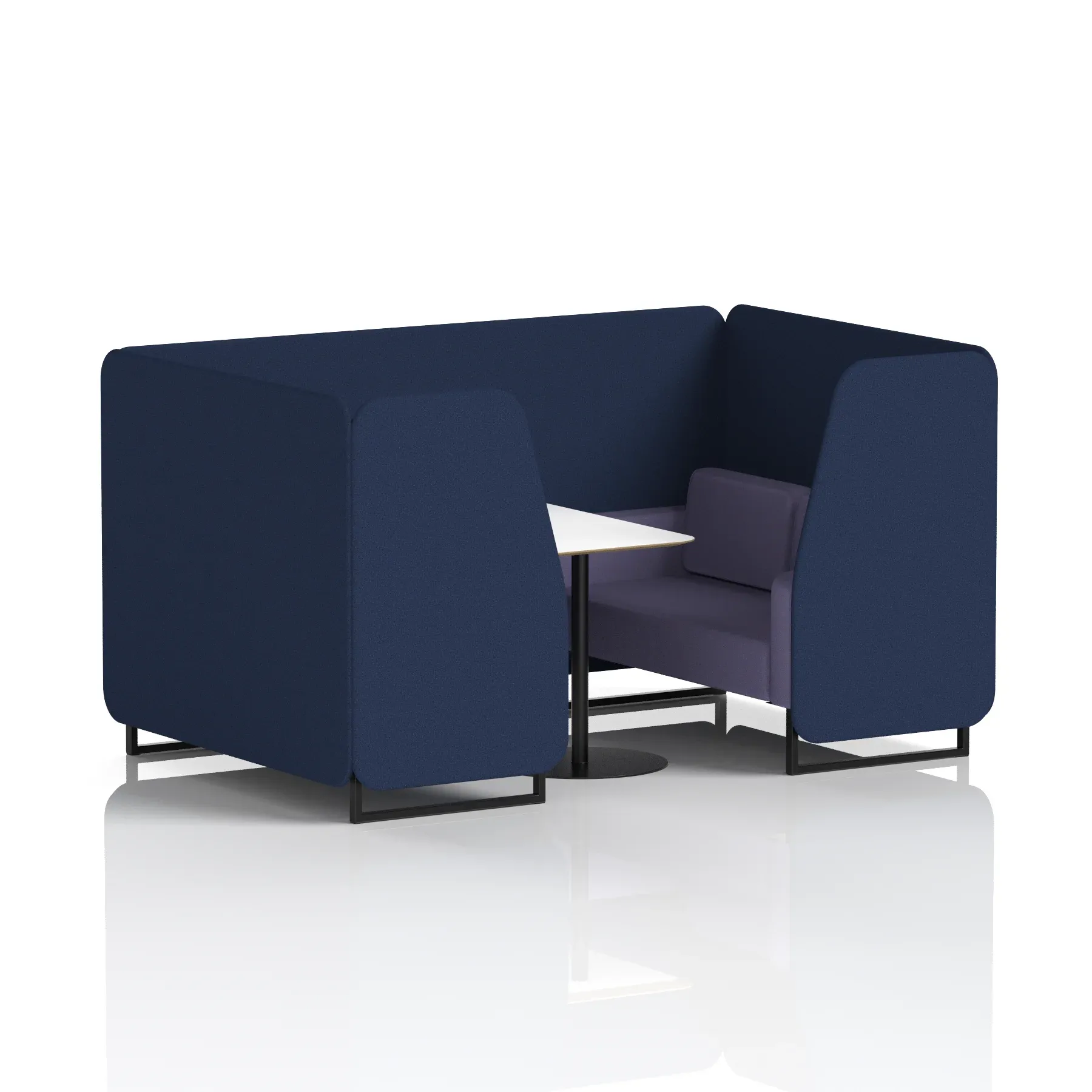 Brixworth Booth With White Table In Two Tone