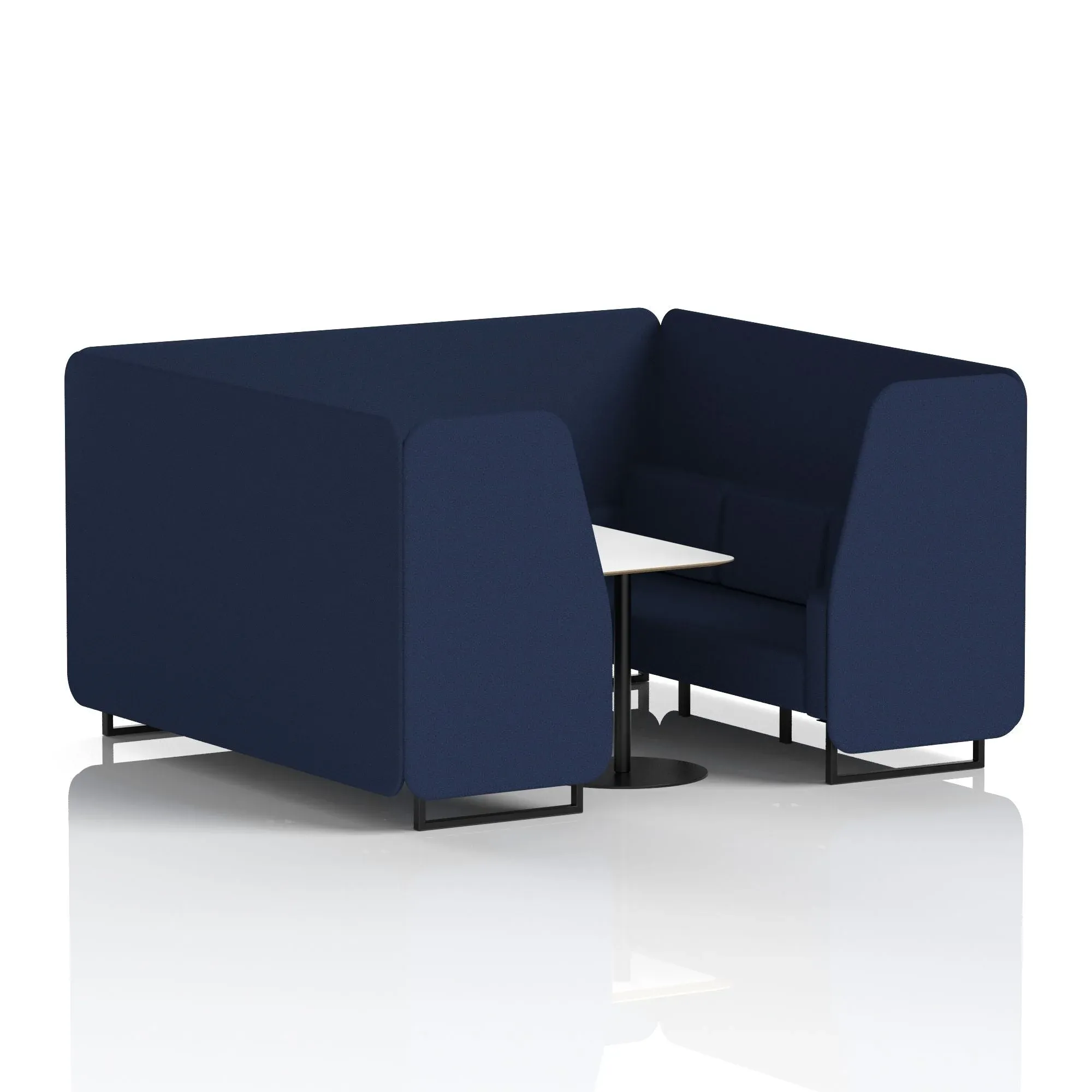 Brixworth Booth With White Table In Single Tone