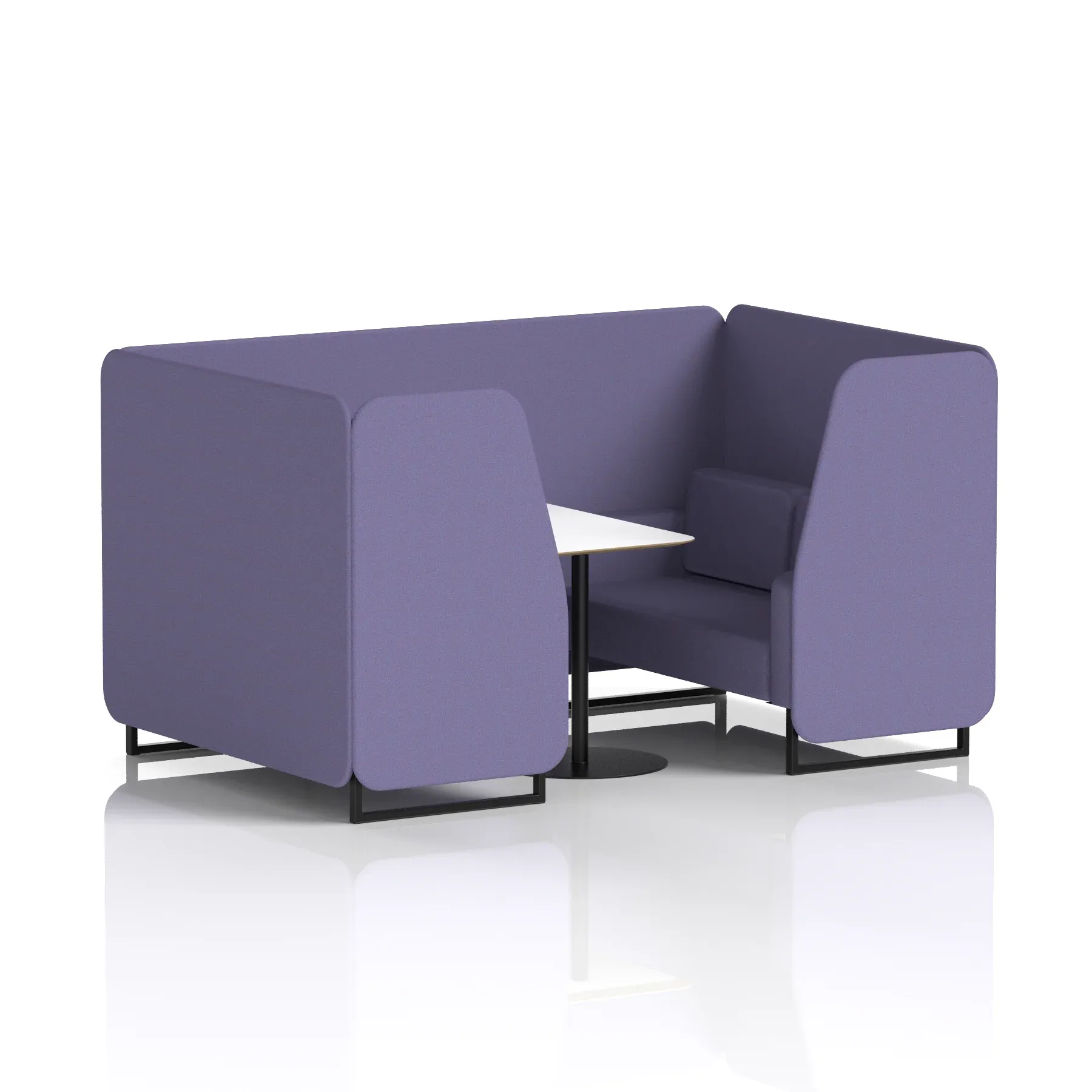 Brixworth Booth With White Table In Single Tone