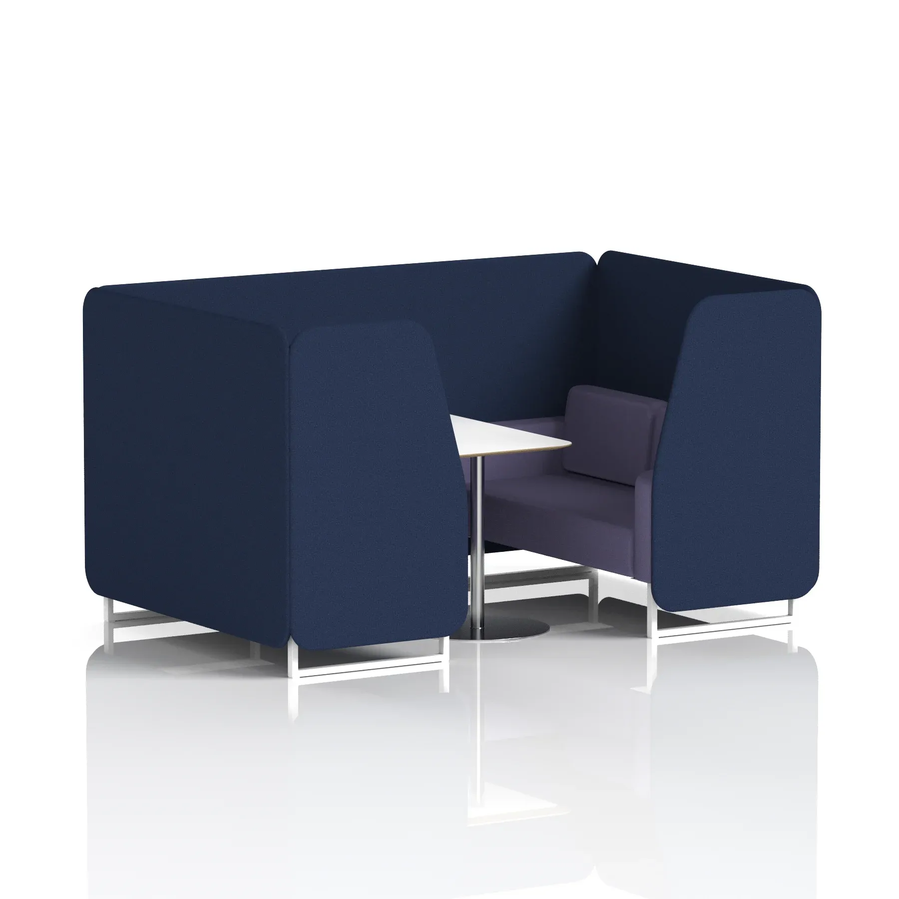 Brixworth Booth With White Table In Two Tone