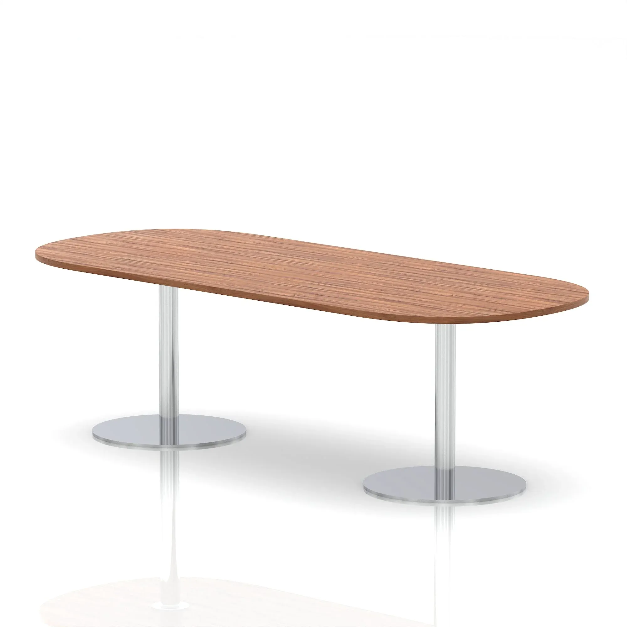 Italia Boardroom Table Silver Leg
