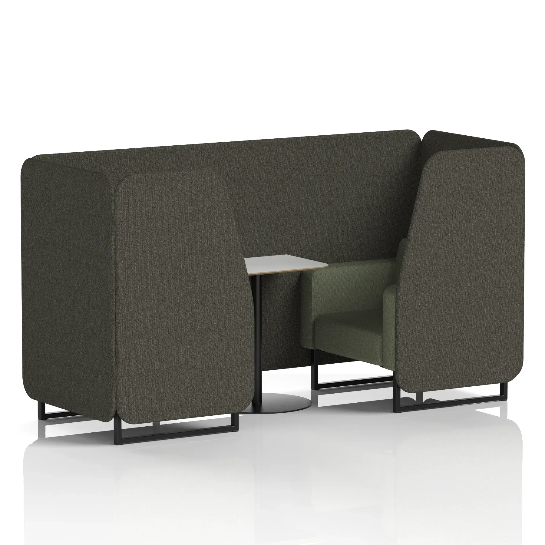 Brixworth Booth With White Table In Two Tone