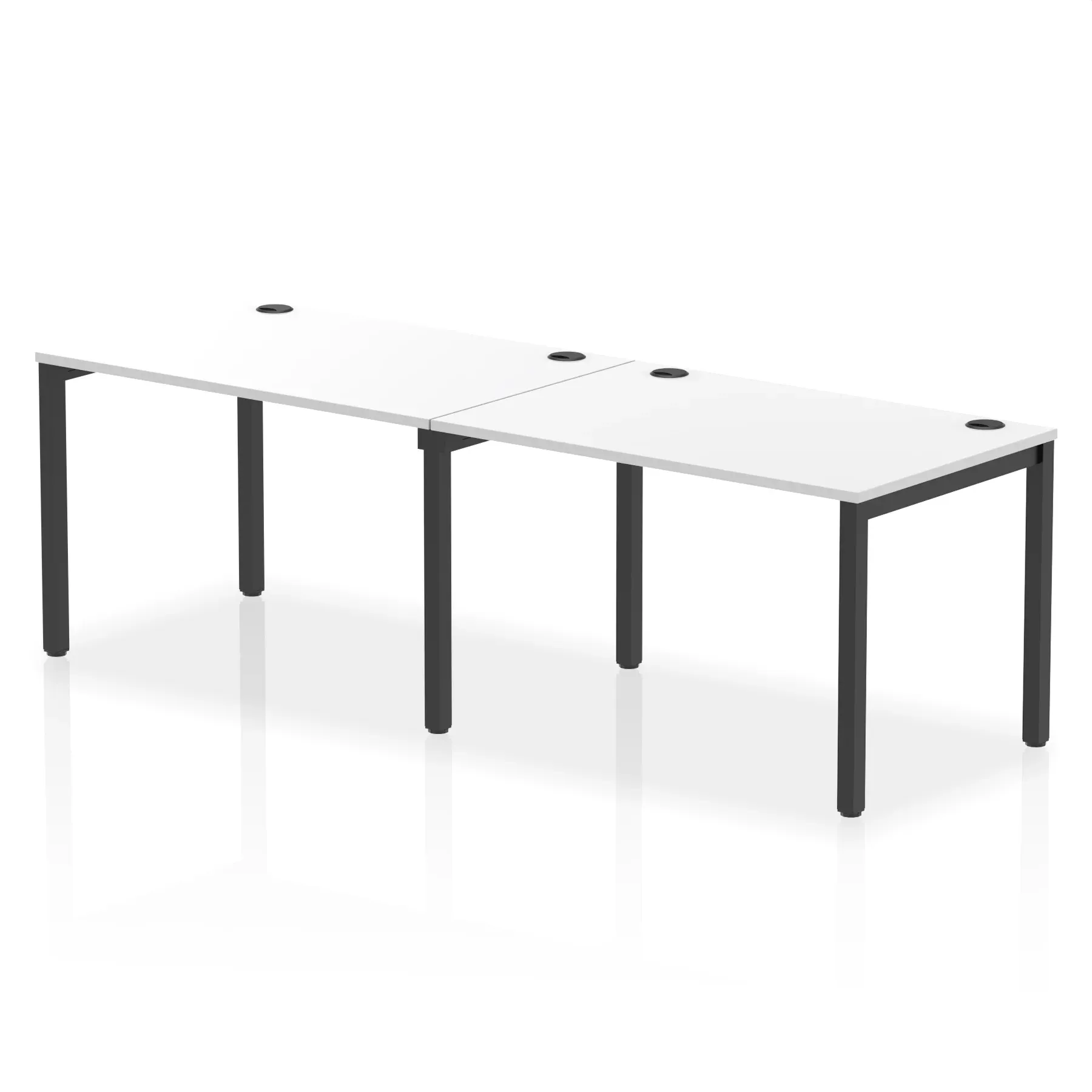 Impulse Single Row Bench Desk - 2 Person