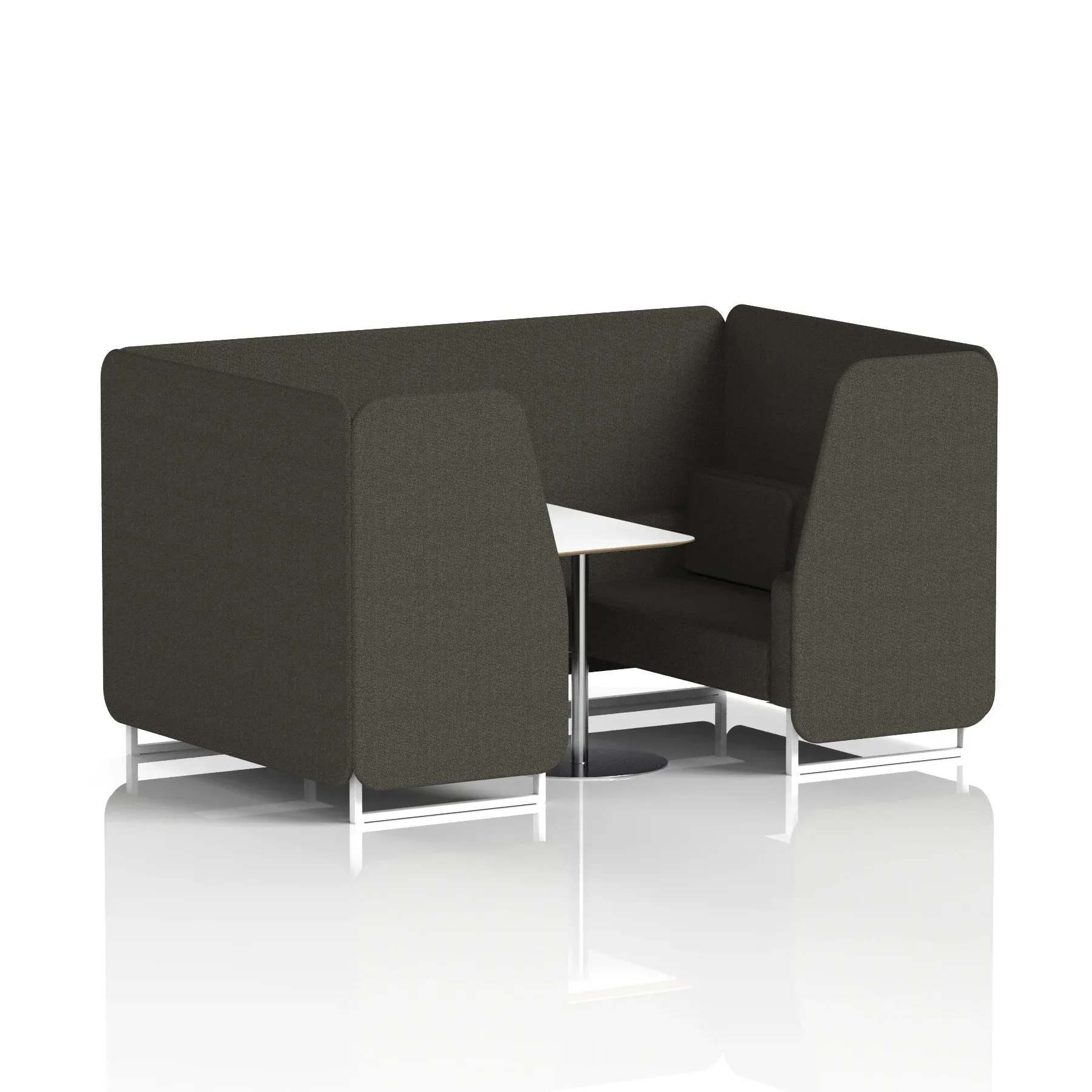 Brixworth Booth With White Table In Single Tone