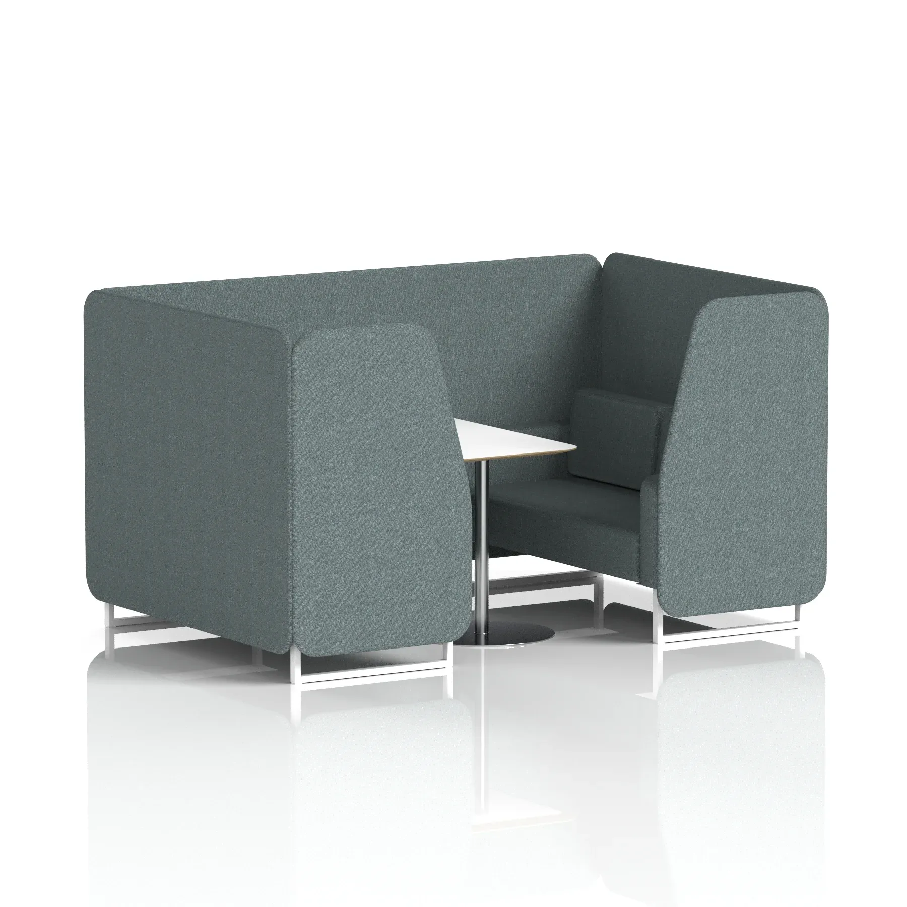 Brixworth Booth With White Table In Single Tone
