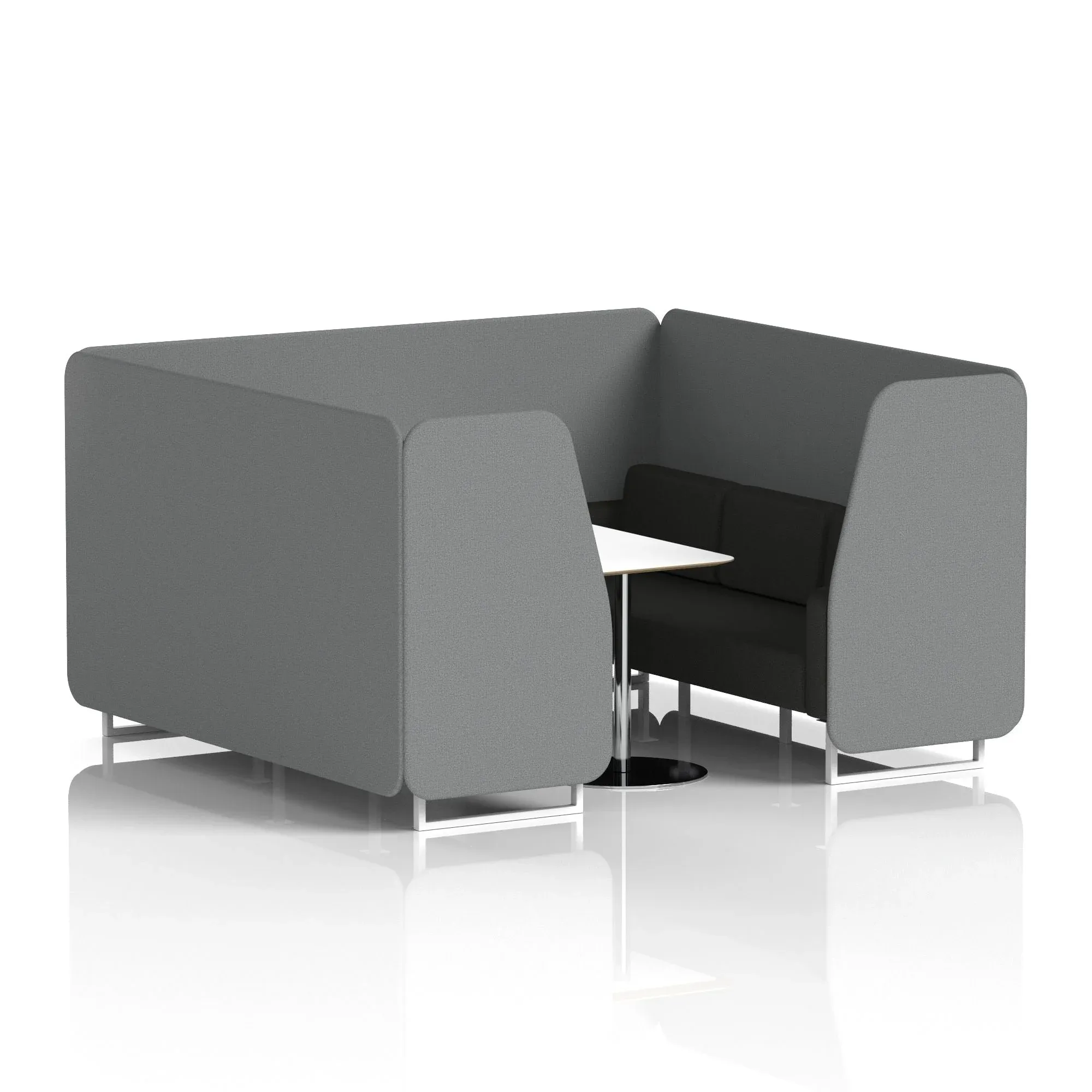 Brixworth Booth With White Table In Two Tone