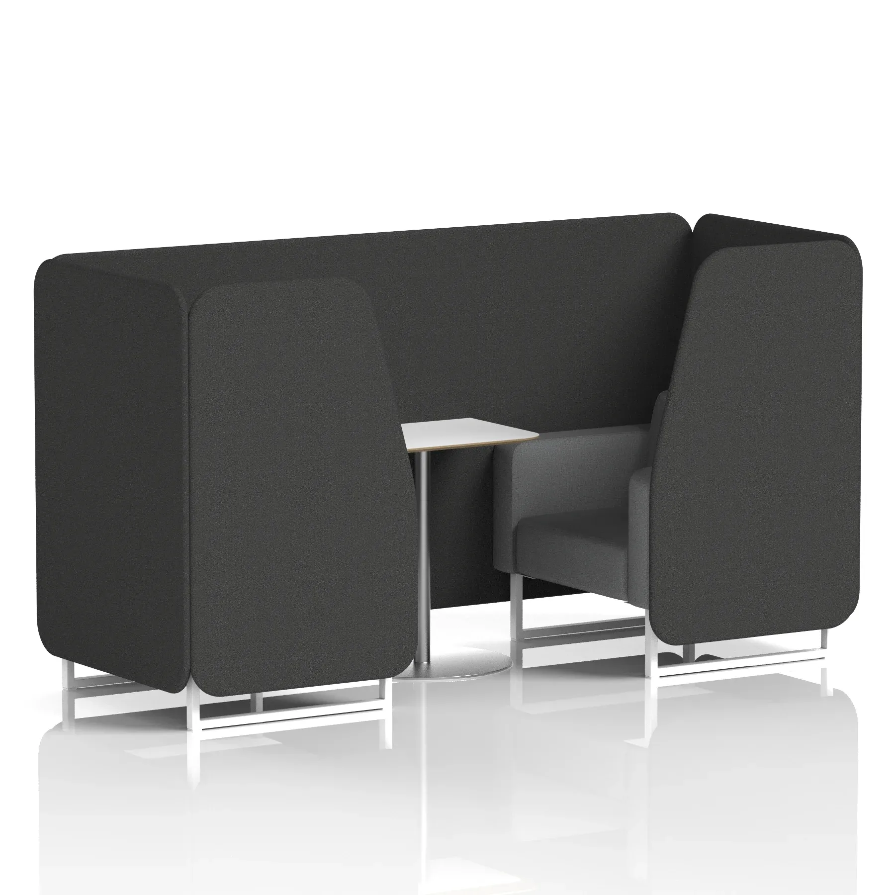 Brixworth Booth With White Table In Two Tone