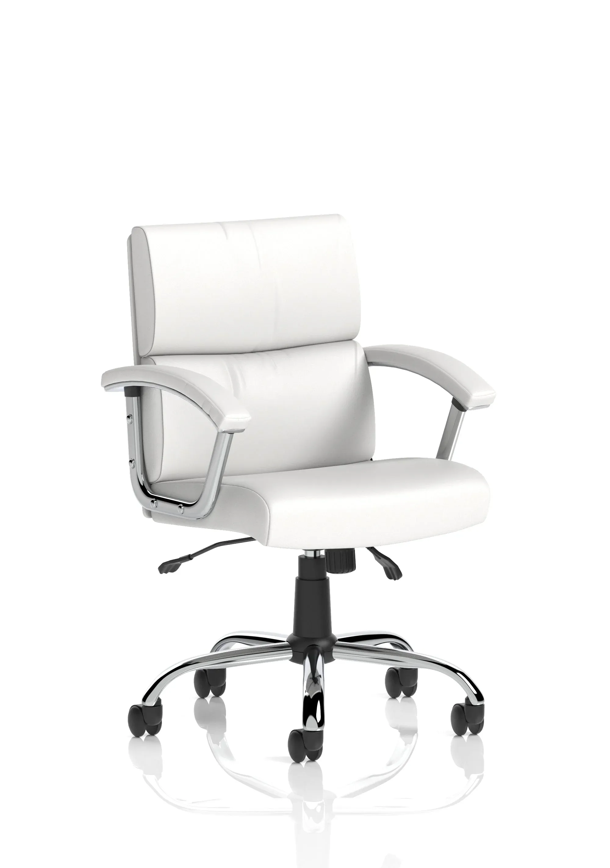Desire Medium Back Leather Executive Office Chair with Arms