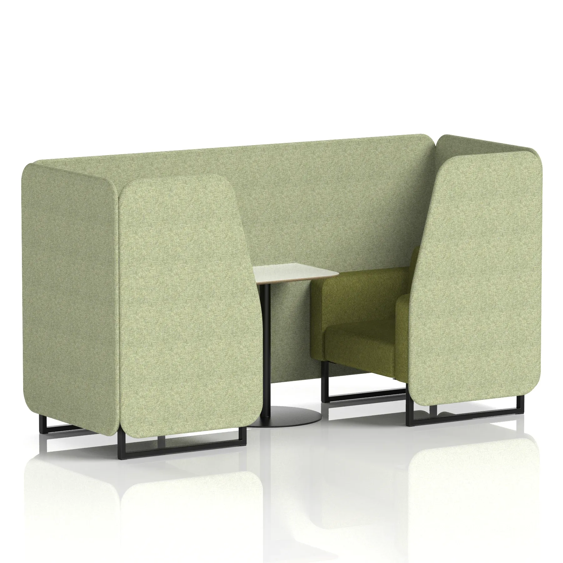 Brixworth Booth With White Table In Two Tone