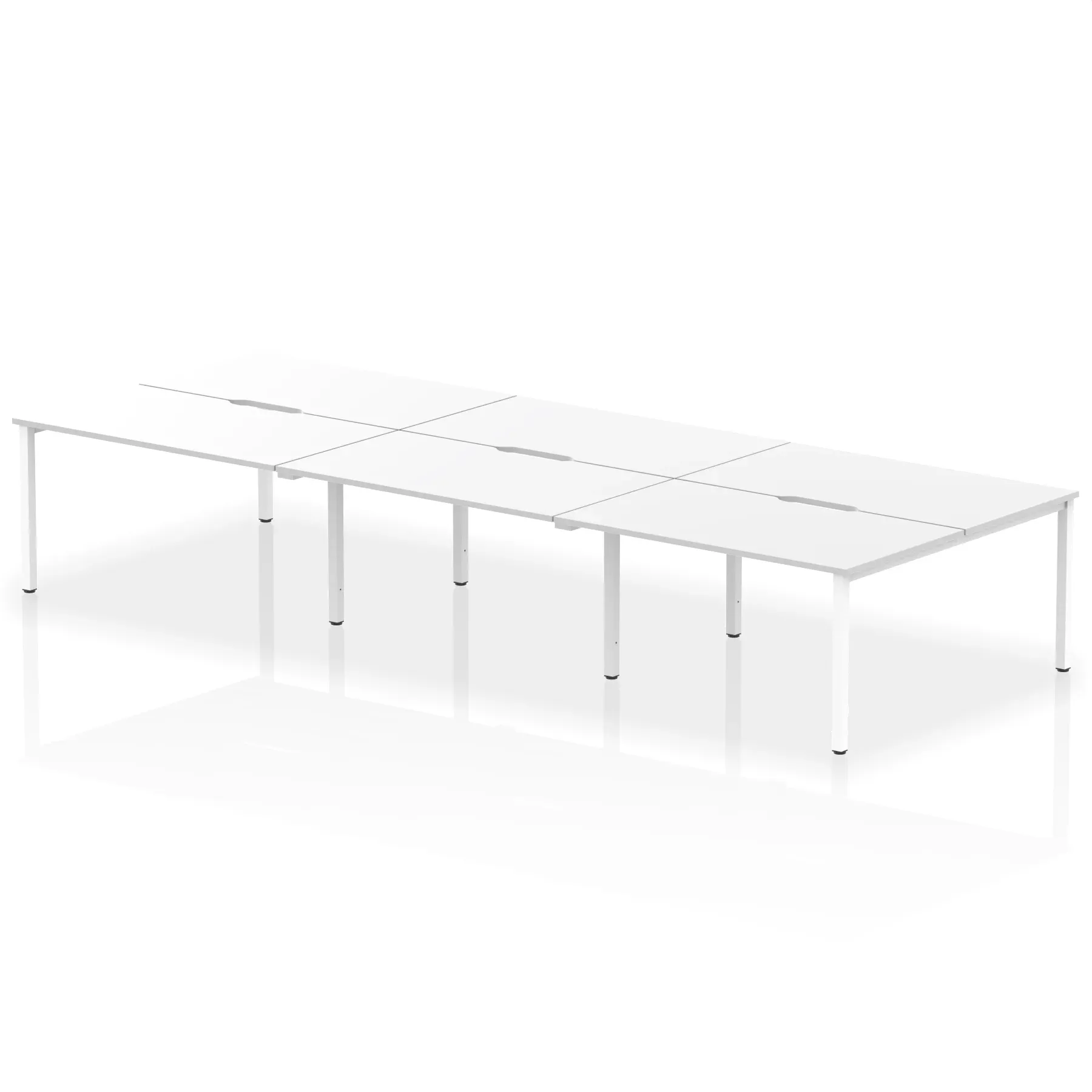 Evolve Plus B2B Bench Desk - 6 Person