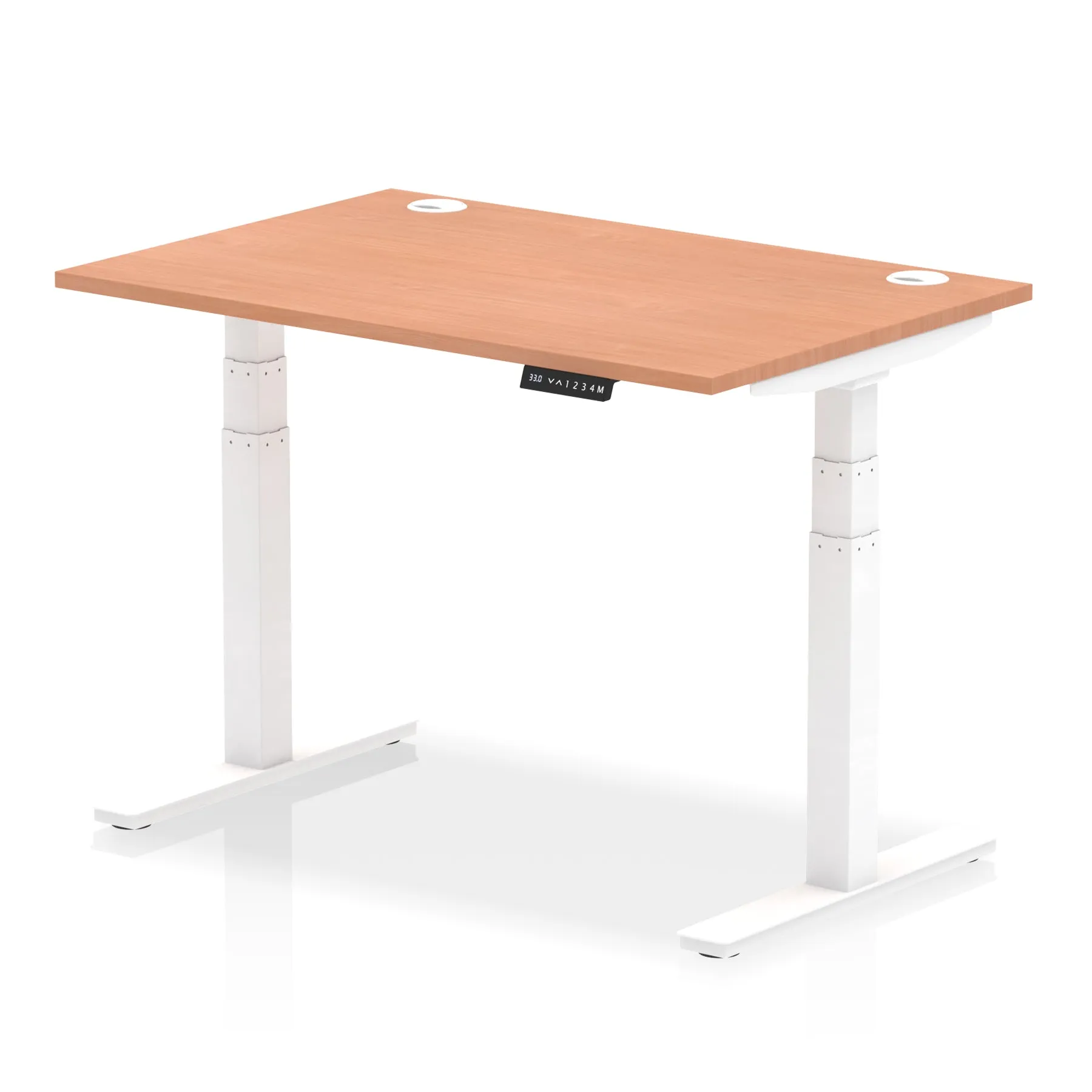 EE - Air Height Adjustable Desk With Cable Ports