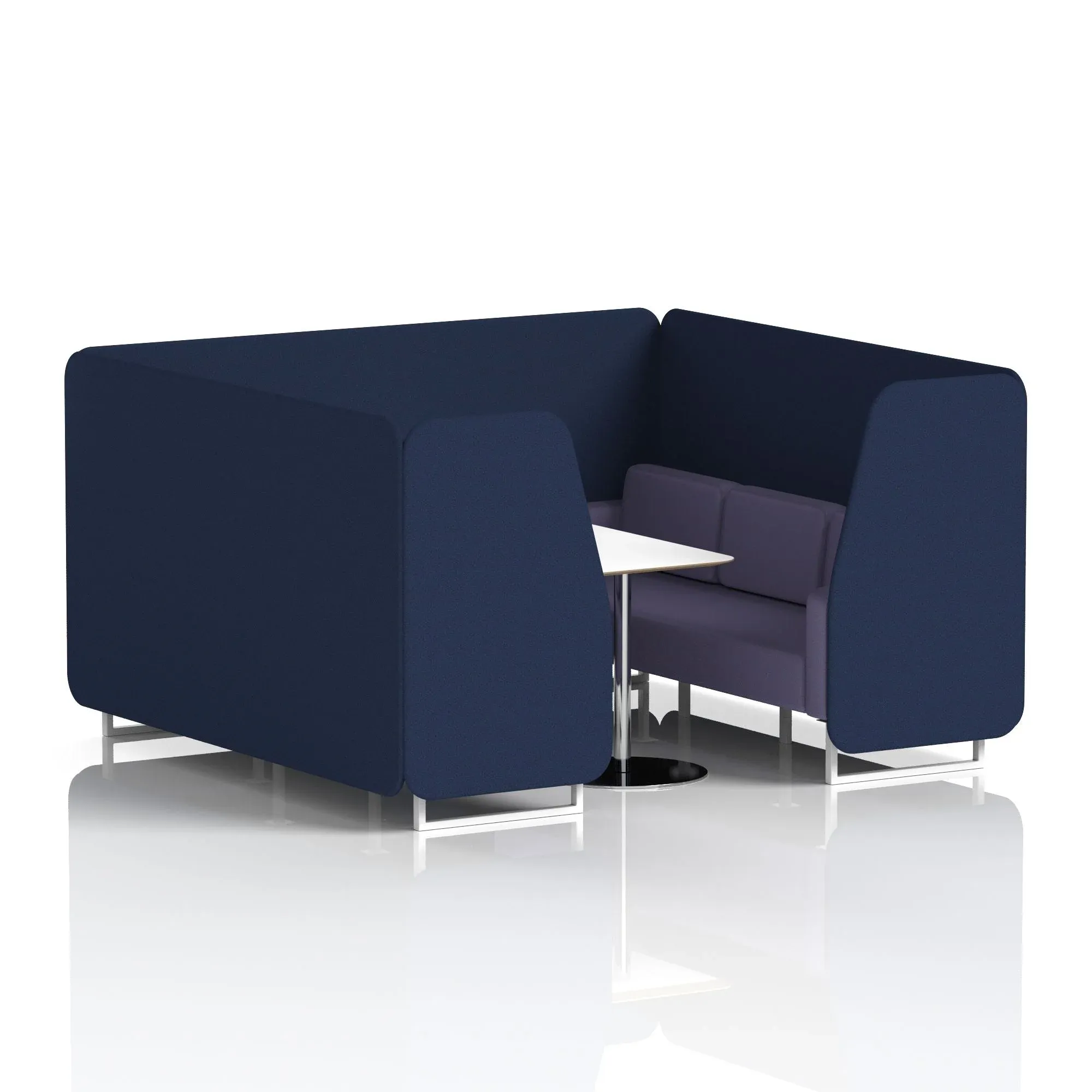 Brixworth Booth With White Table In Two Tone