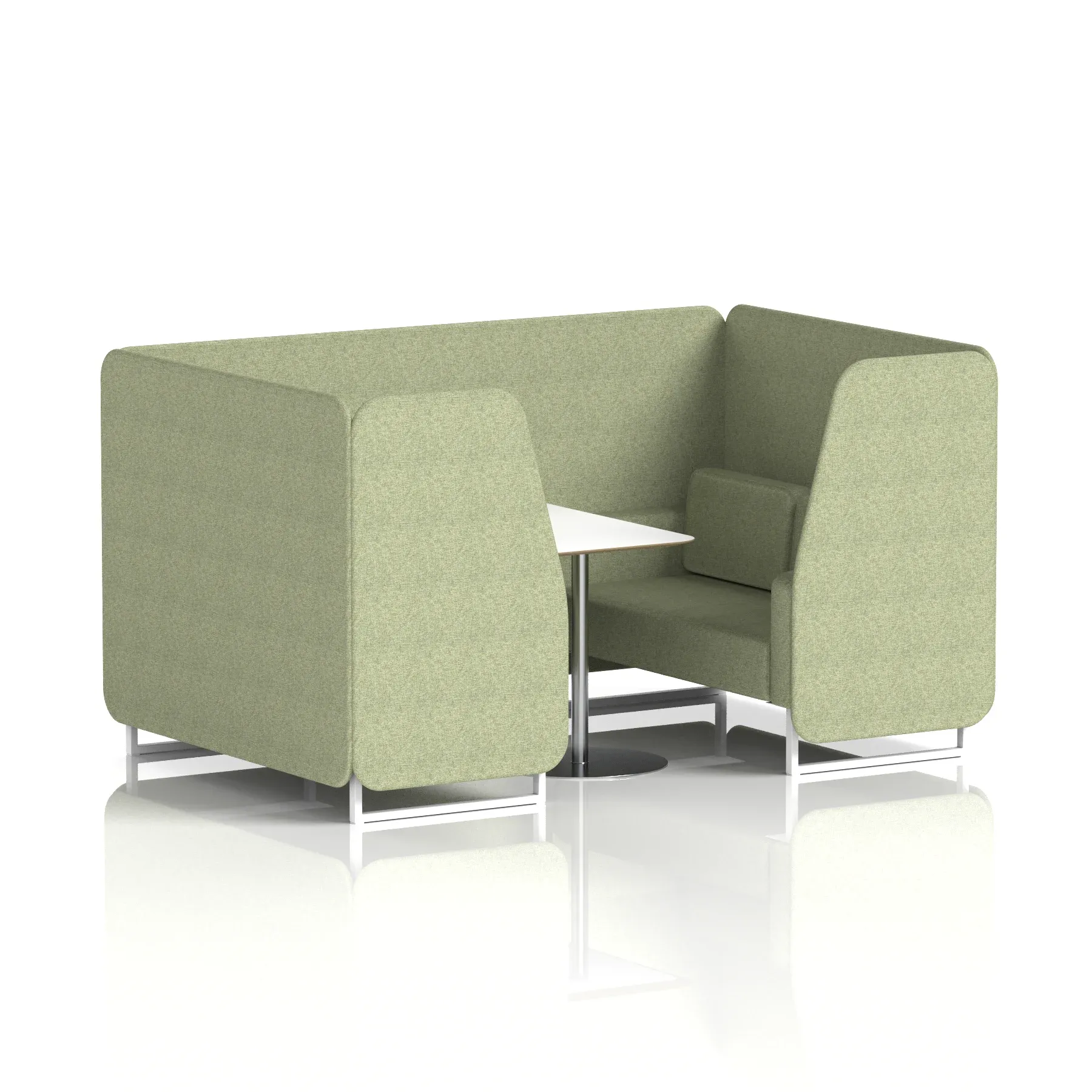Brixworth Booth With White Table In Single Tone
