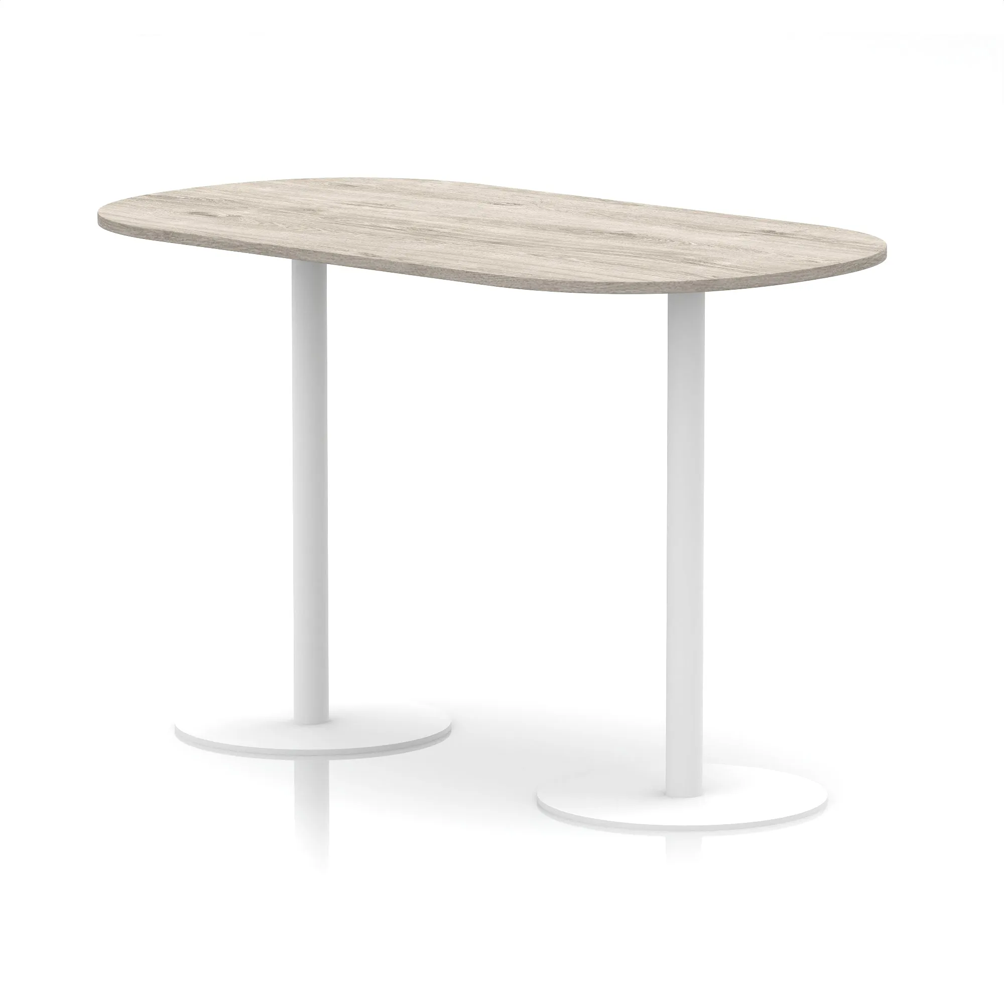 Italia Boardroom Table White Leg