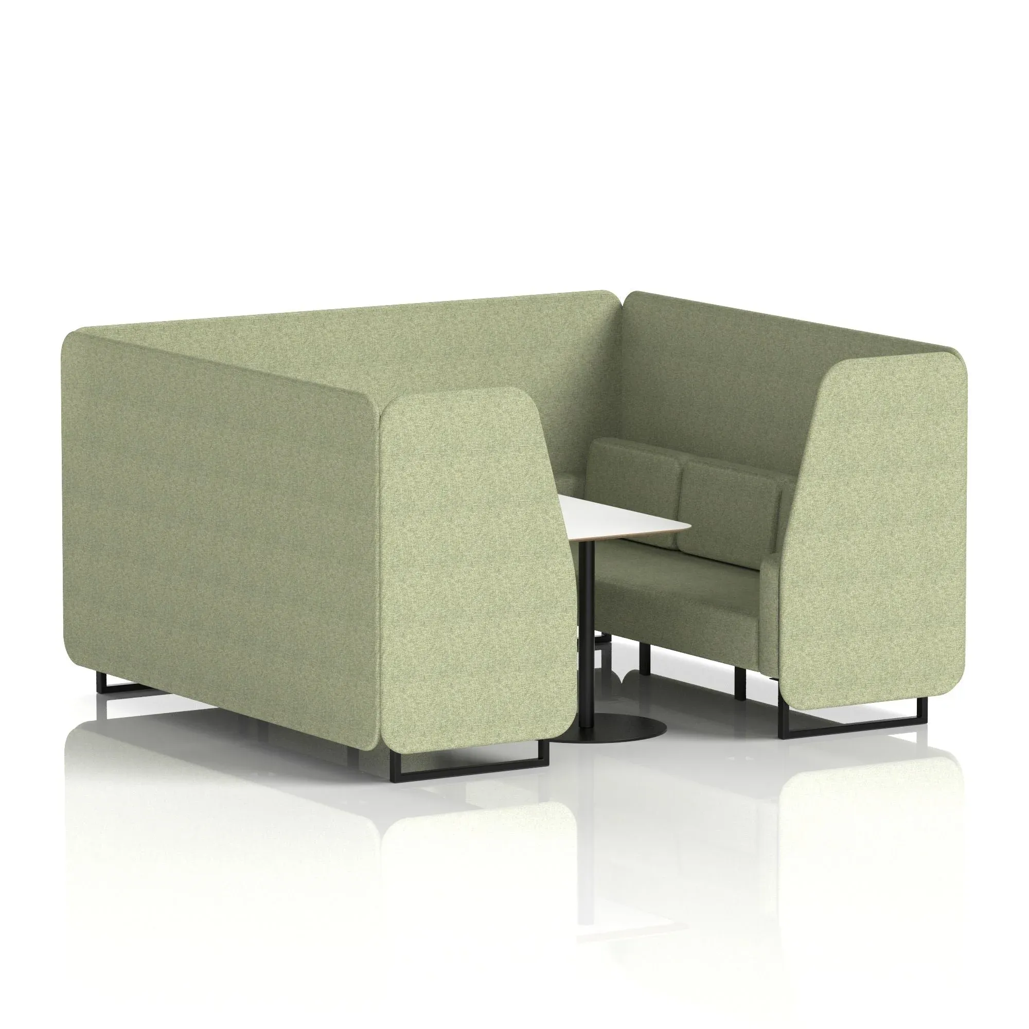 Brixworth Booth With White Table In Single Tone