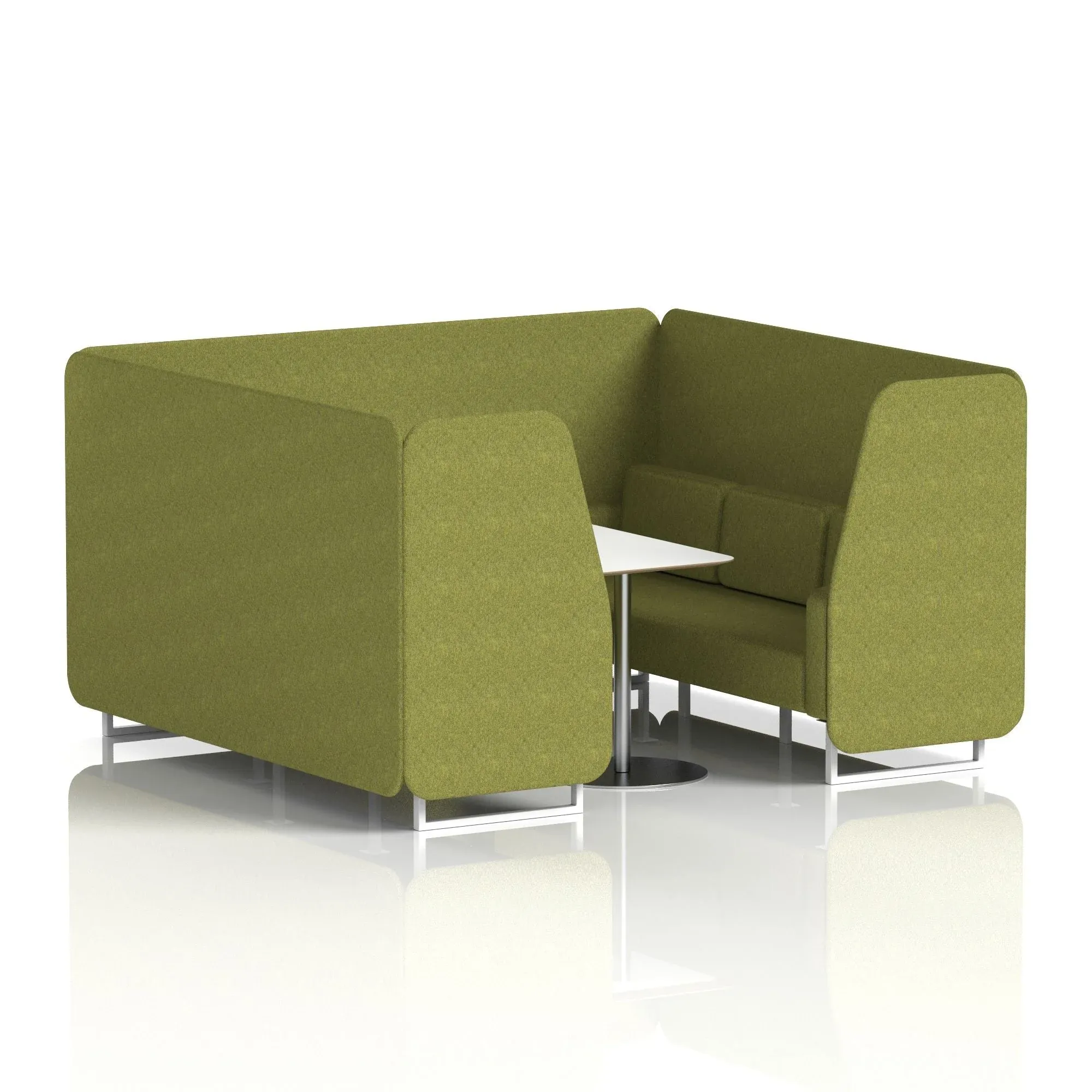 Brixworth Booth With White Table In Single Tone