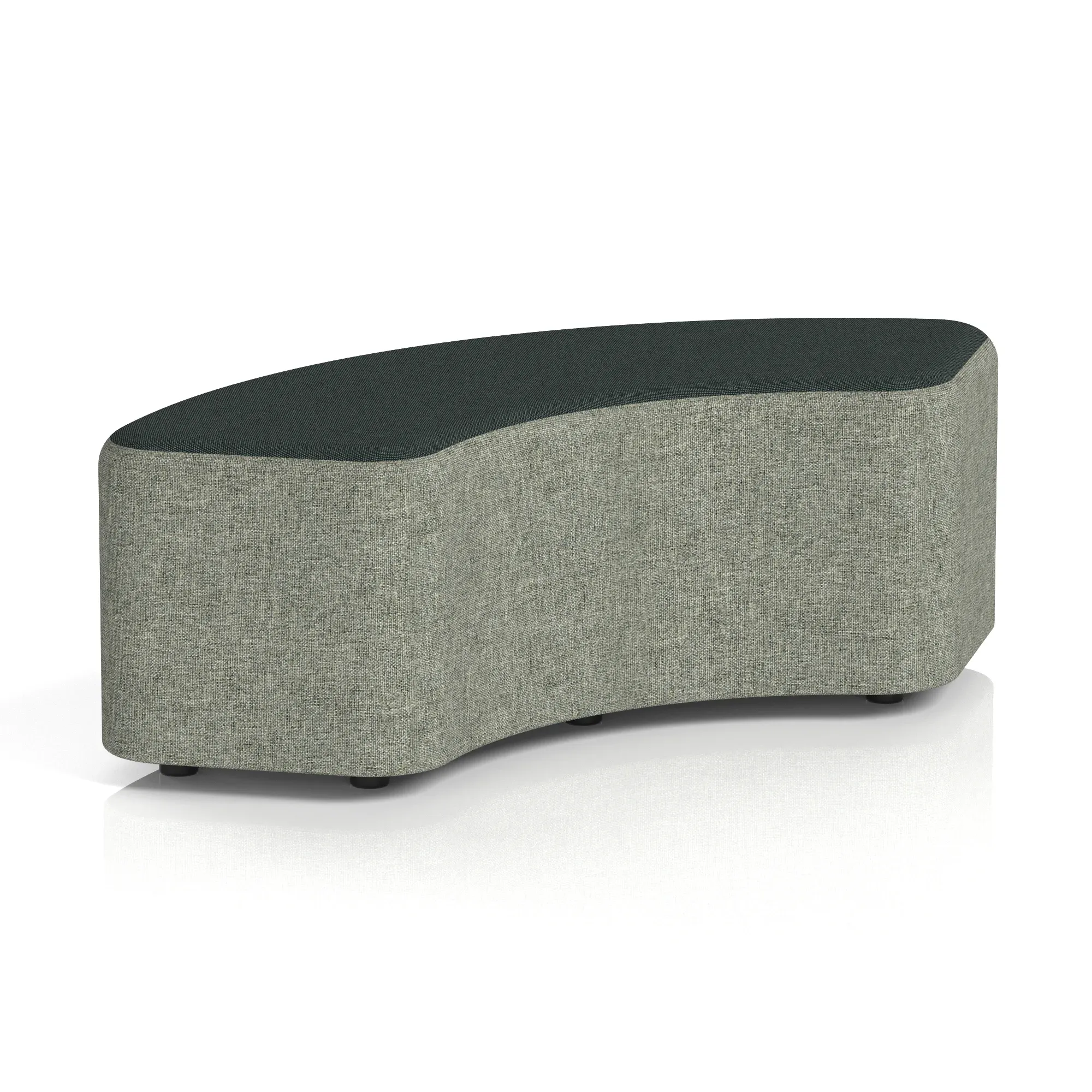 Harlestone Curved Stool in Two Tone
