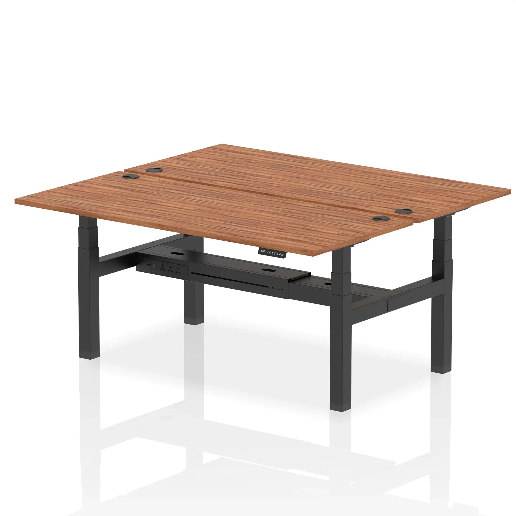 OE - Air Back-to-Back Height Adjustable Bench Desk - 2 Person