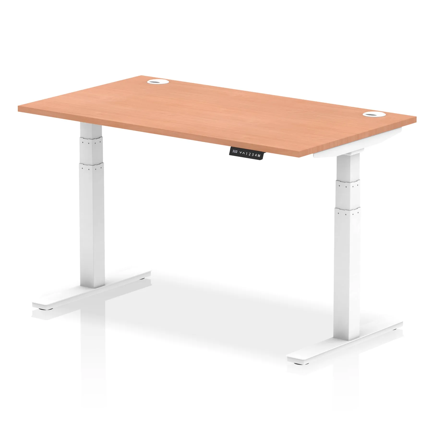 EE - Air Height Adjustable Desk With Cable Ports