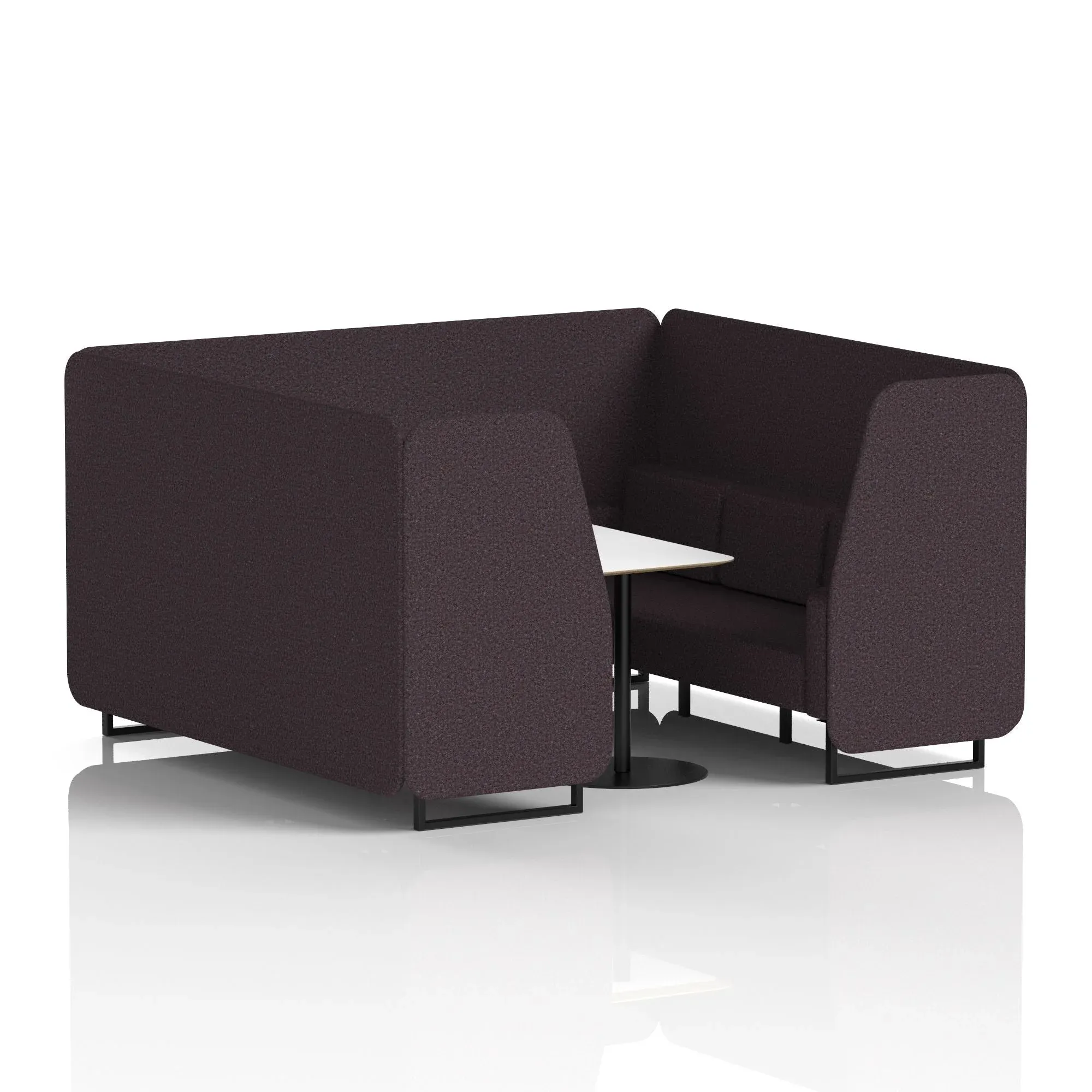 Brixworth Booth With White Table In Single Tone