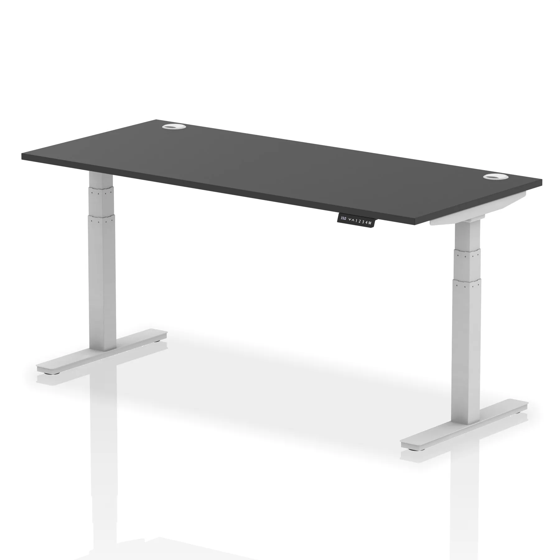 EE - Air Height Adjustable Desk With Cable Ports