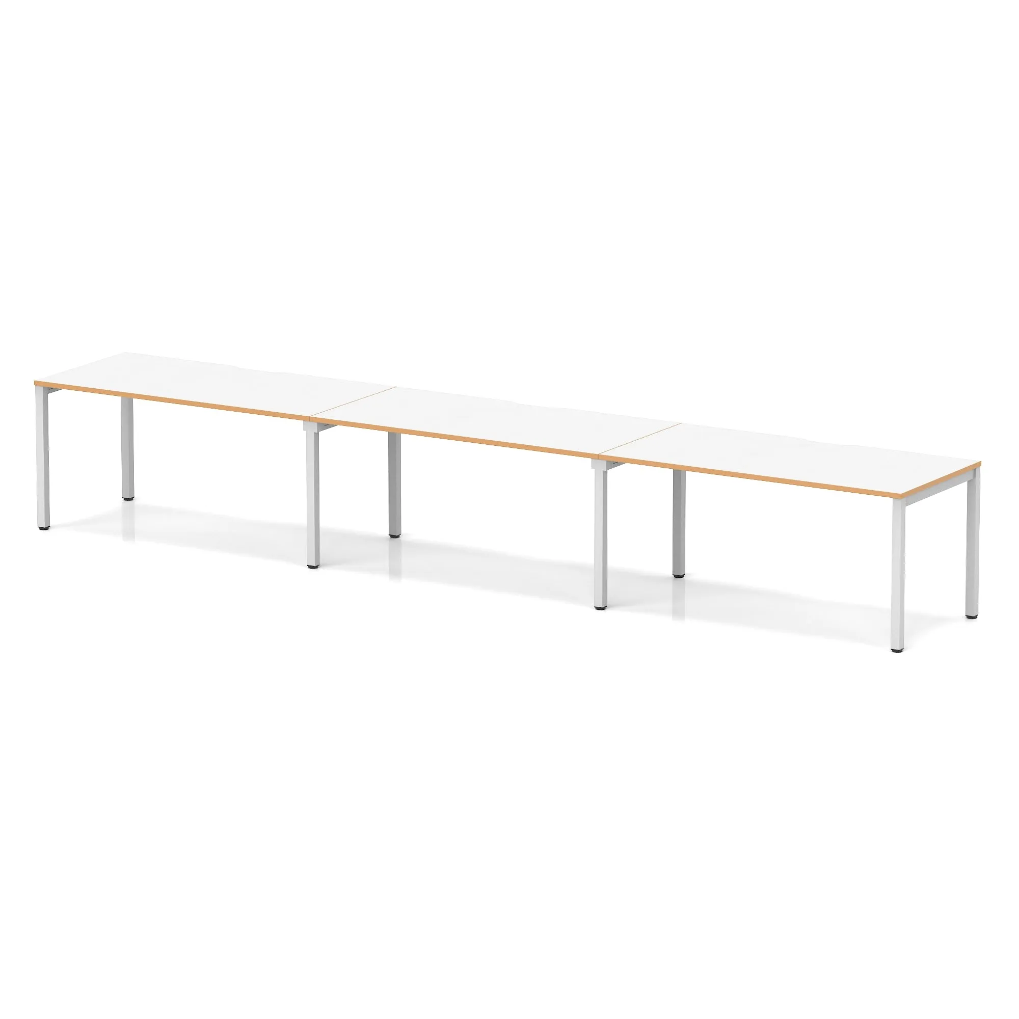 Evolve Plus Single Row Bench Desk - 3 Person