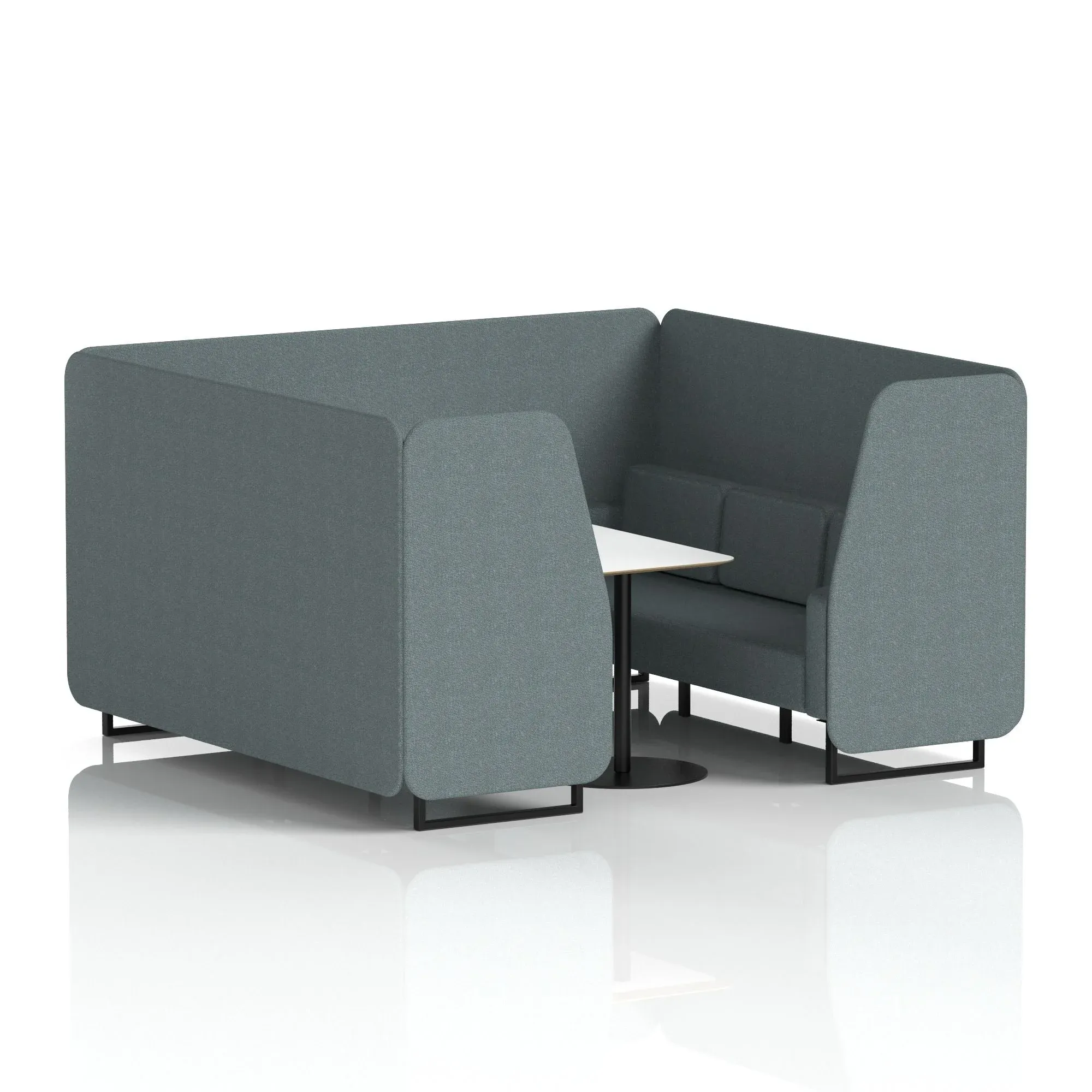 Brixworth Booth With White Table In Single Tone