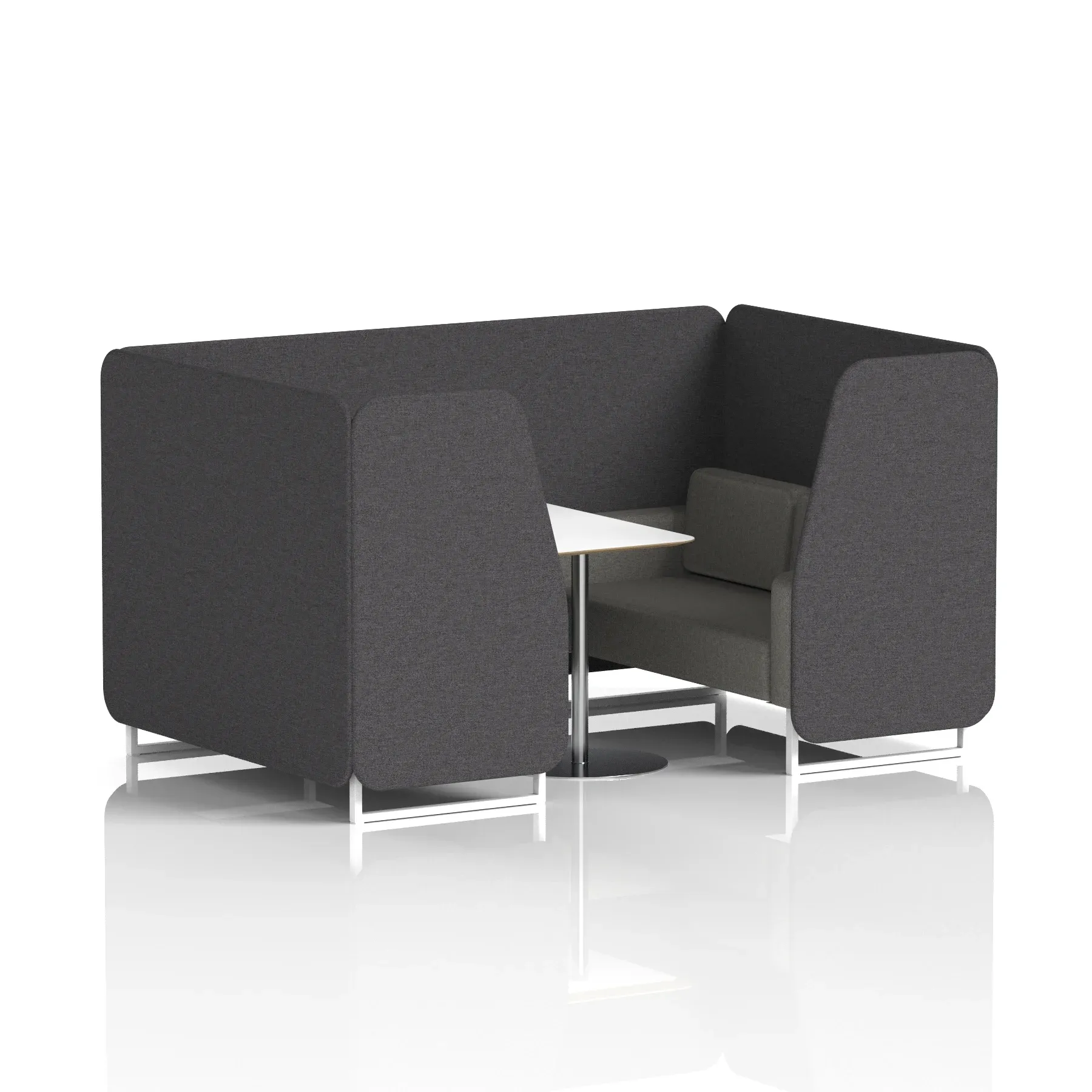 Brixworth Booth With White Table In Two Tone