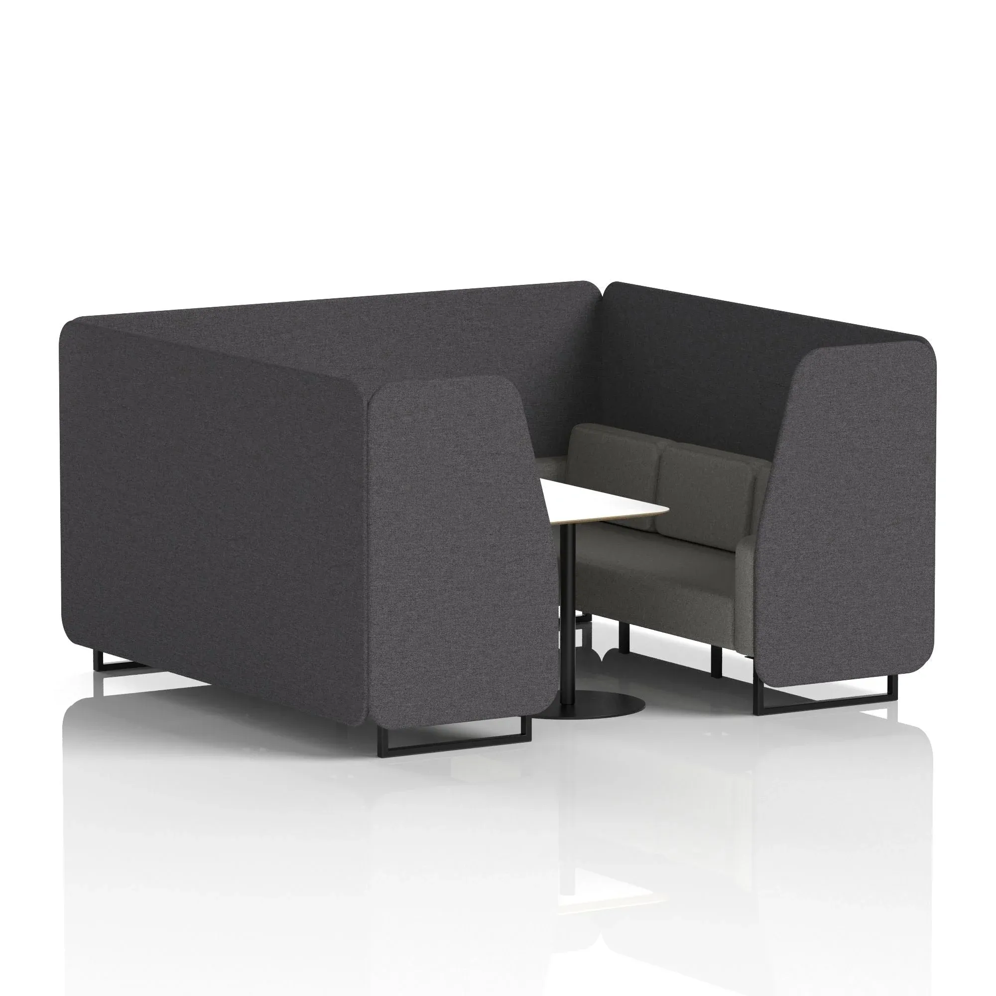 Brixworth Booth With White Table In Two Tone