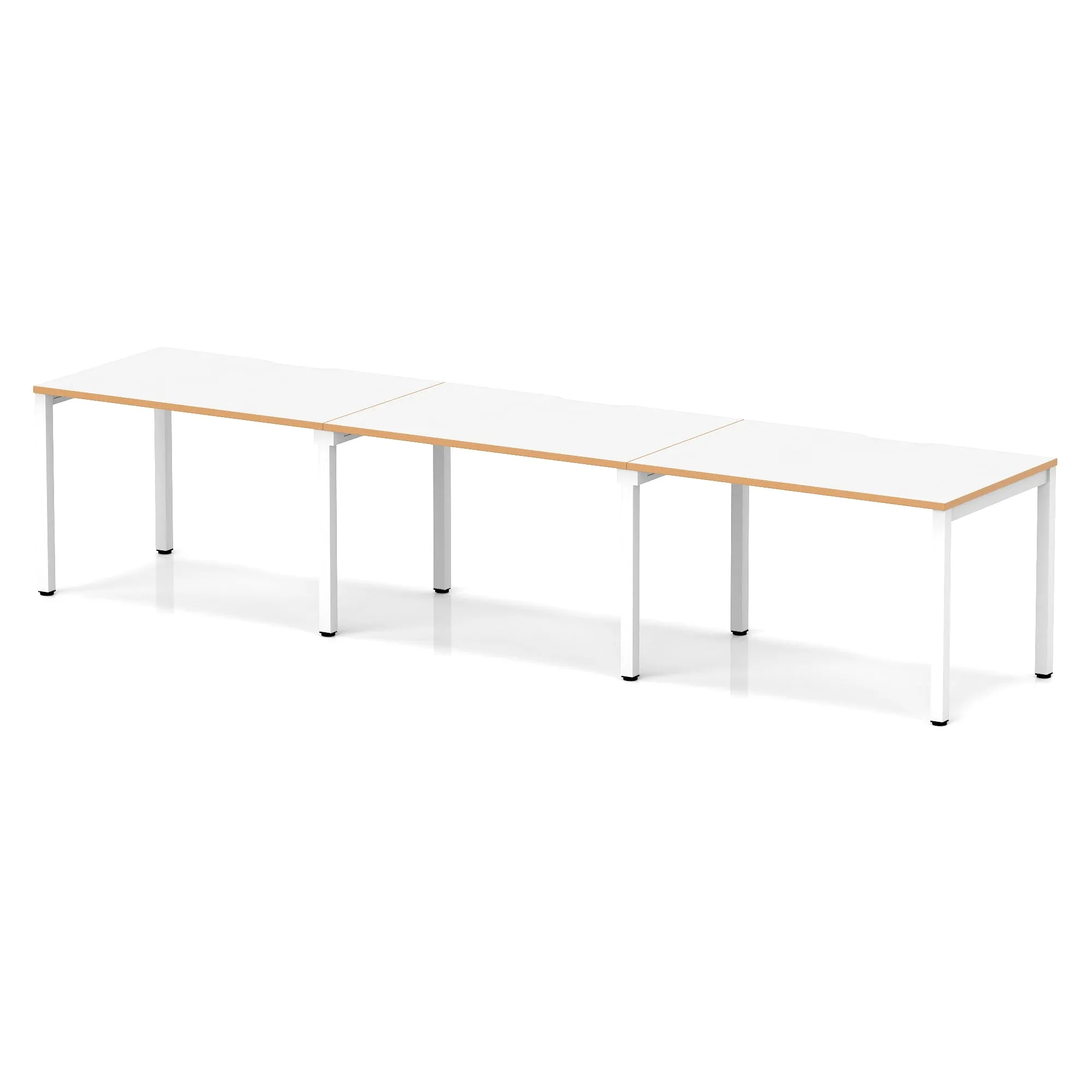 Evolve Plus Single Row Bench Desk - 3 Person